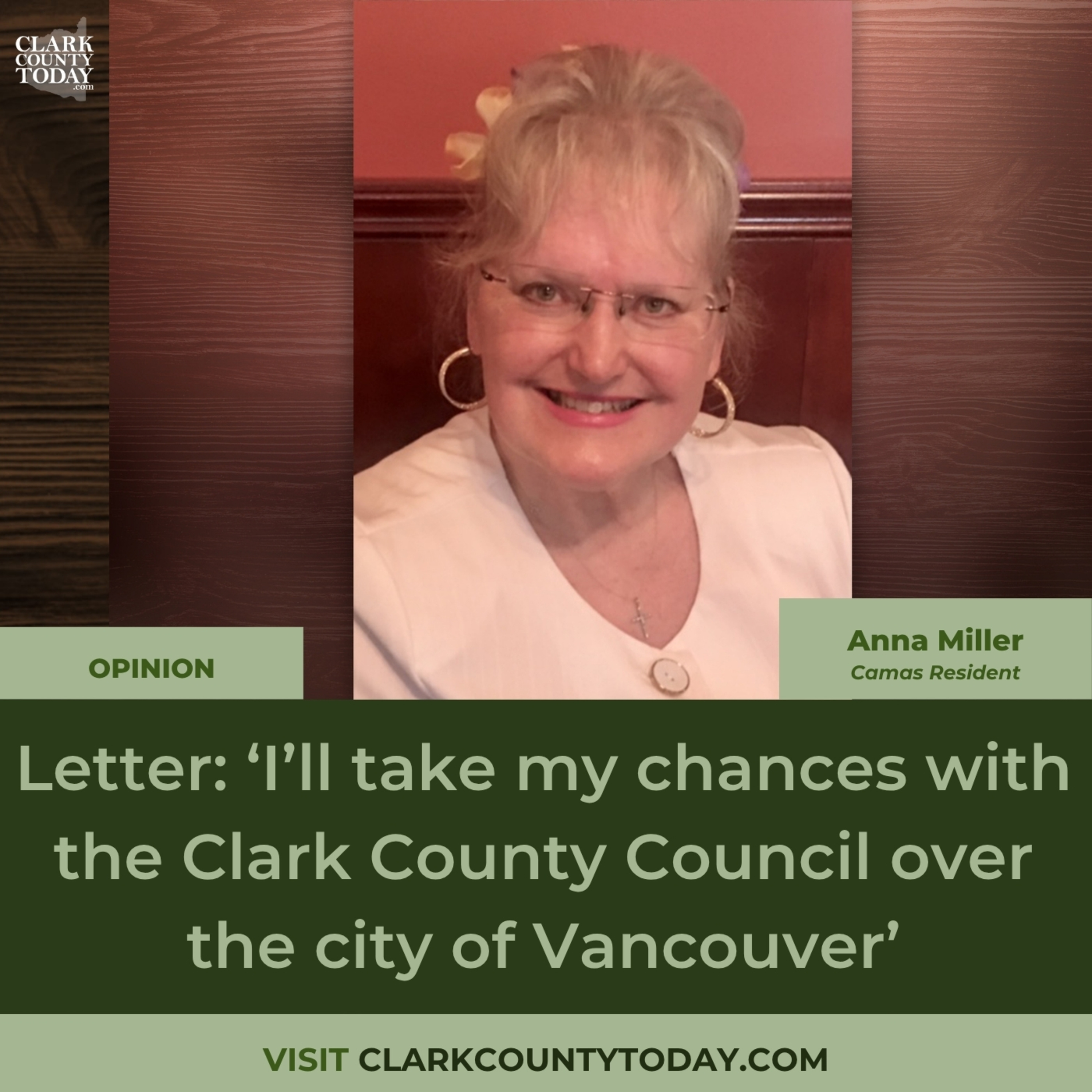 Letter: ‘I’ll take my chances with the Clark County Council over the city of Vancouver’