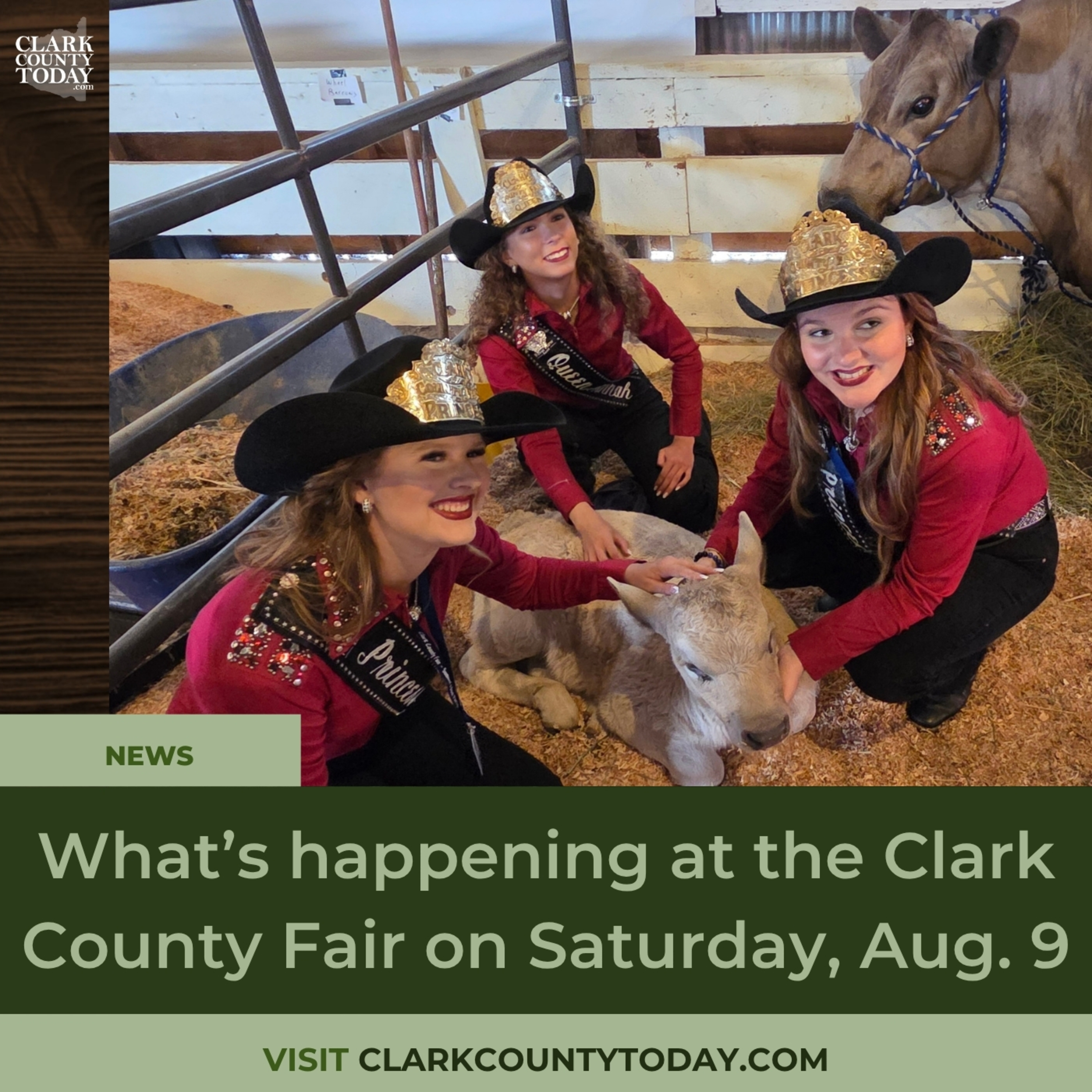 What’s happening at the Clark County Fair on Saturday, Aug. 9