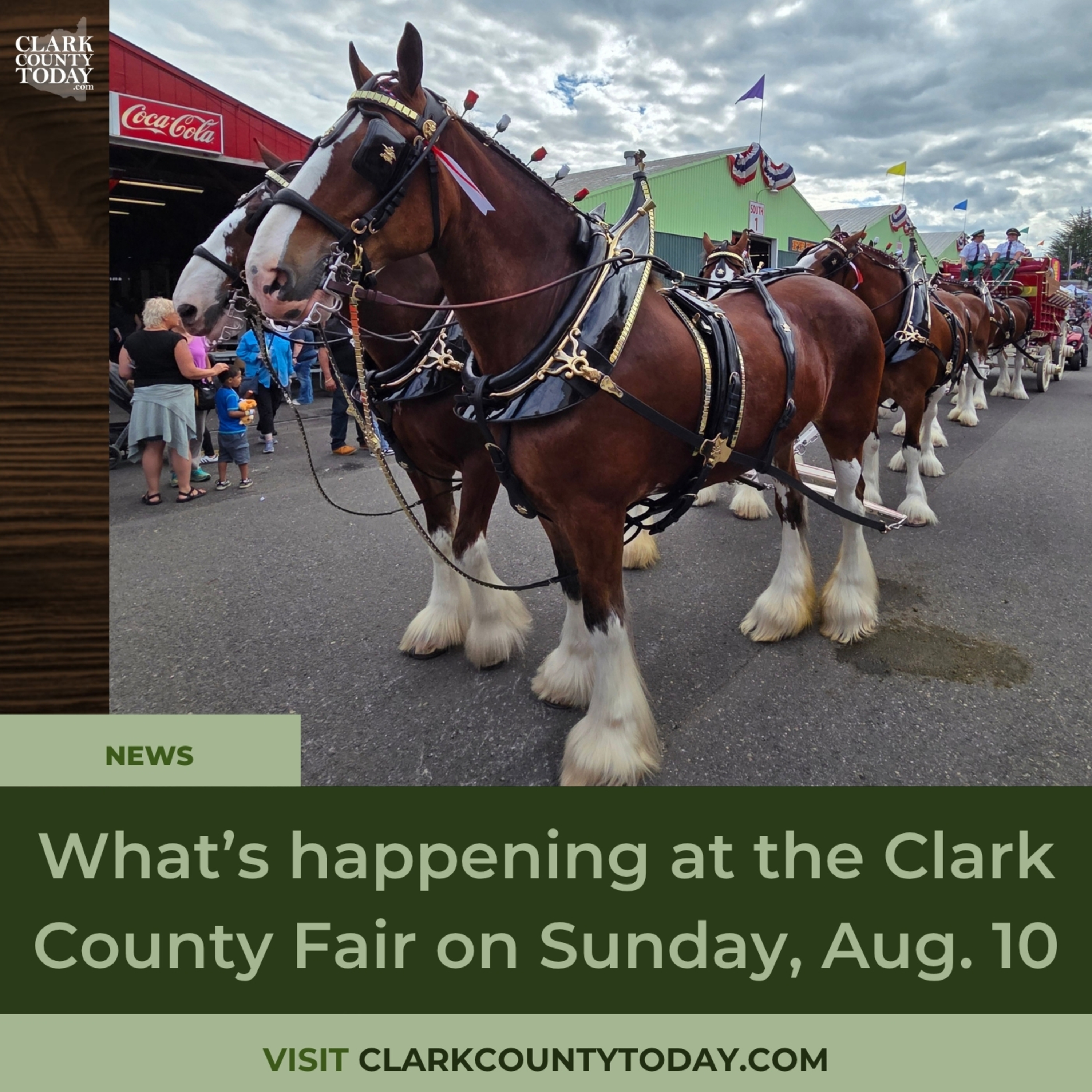 What’s happening at the Clark County Fair on Sunday, Aug. 10