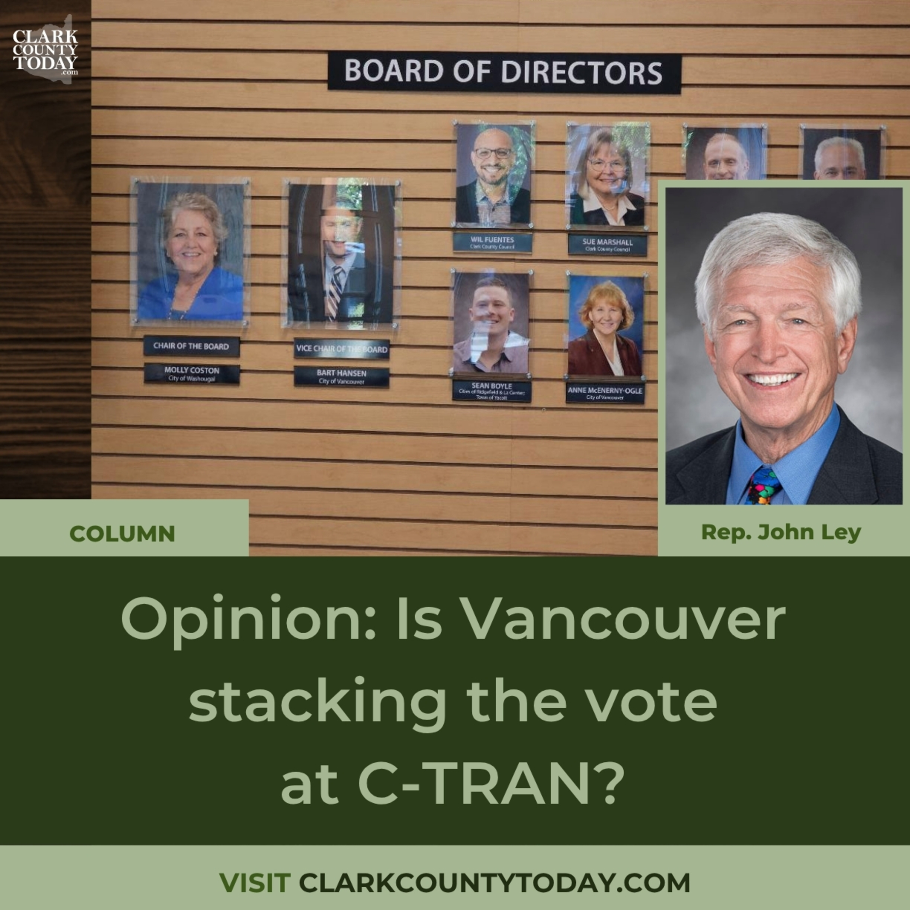 Opinion: Is Vancouver stacking the vote at C-TRAN?