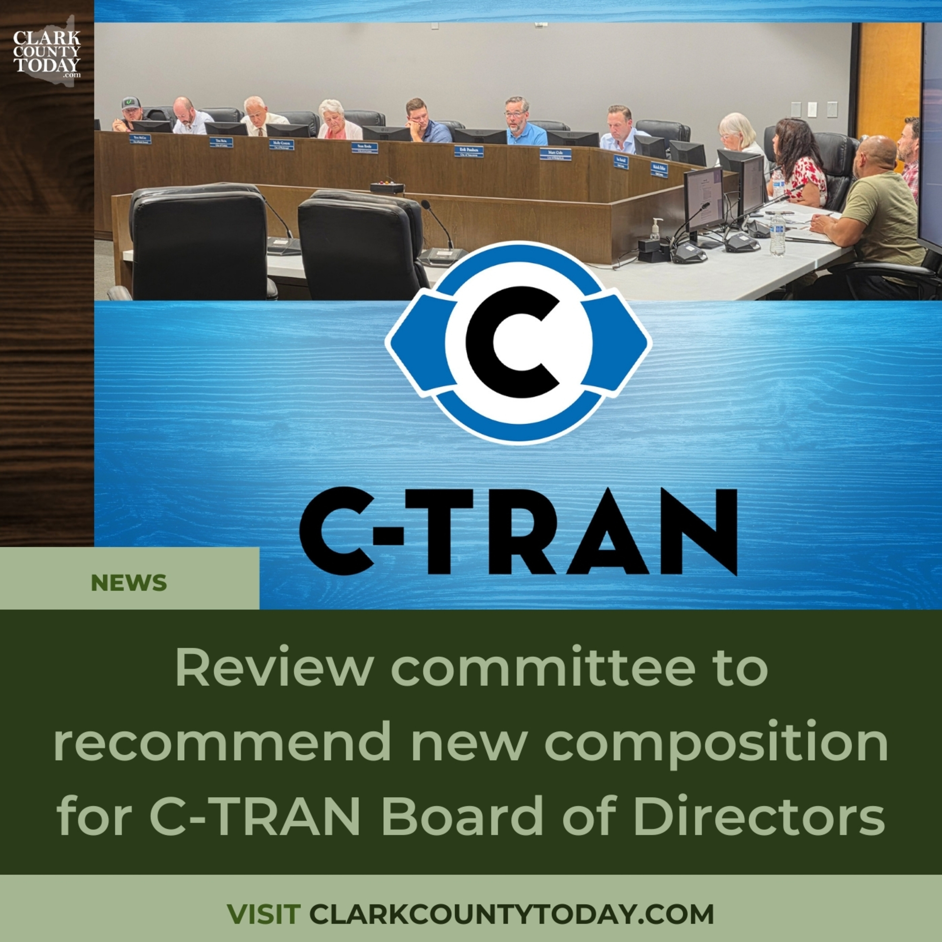 Review committee to recommend new composition for C-TRAN Board of Directors