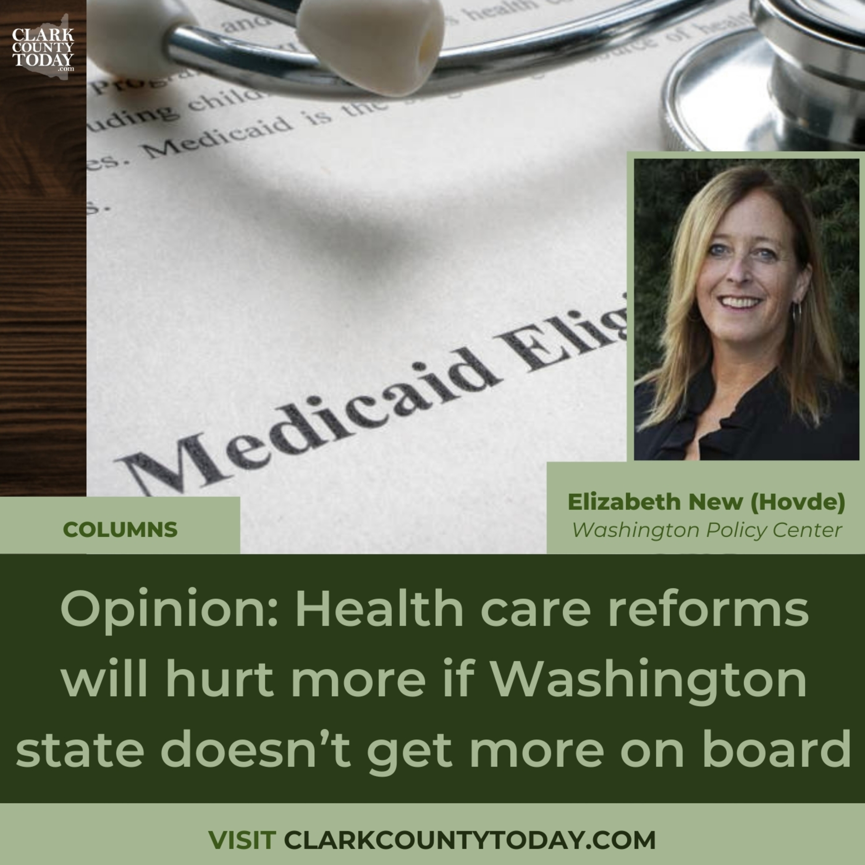 Opinion: Health care reforms will hurt more if Washington state doesn’t get more on board