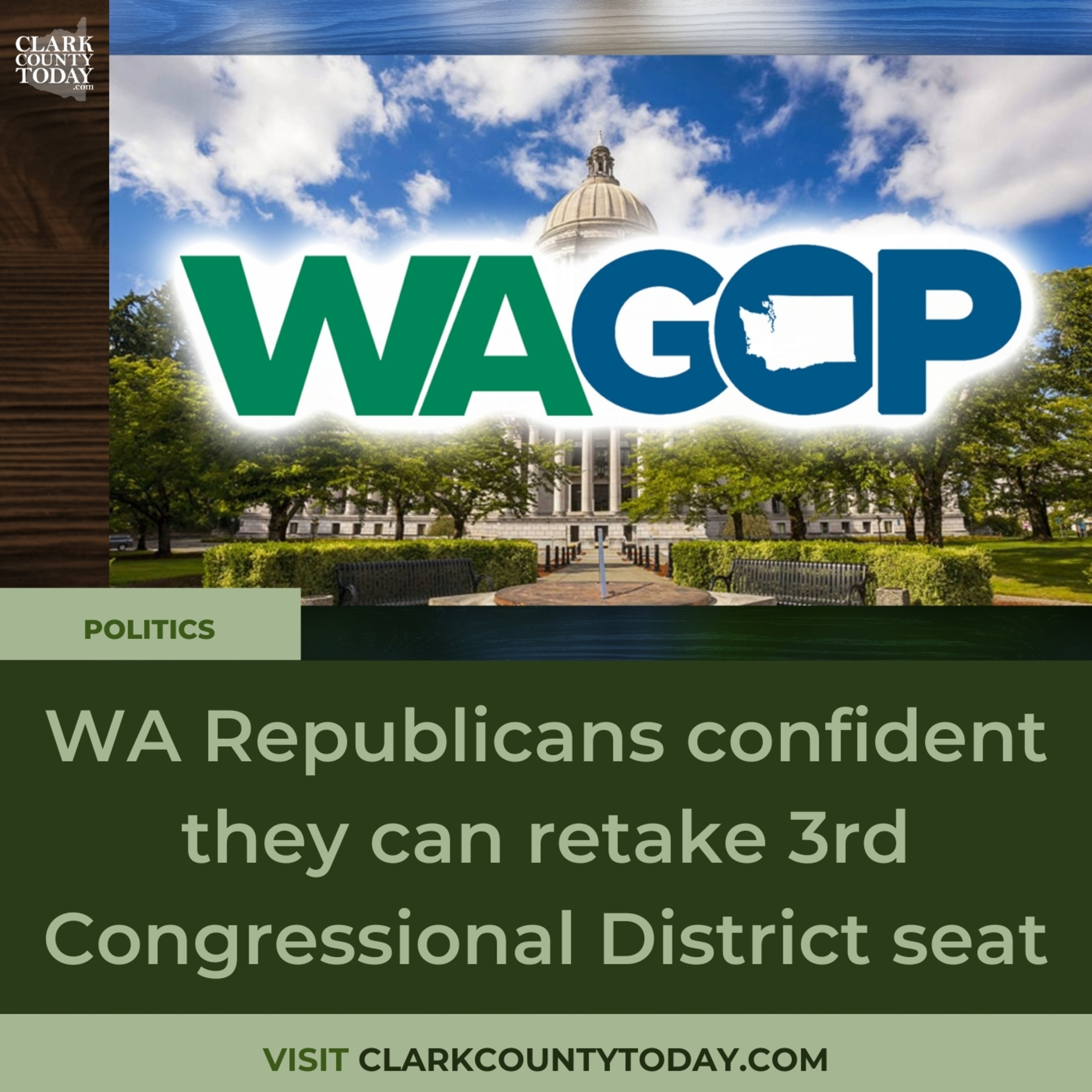 WA Republicans confident they can retake 3rd Congressional District seat