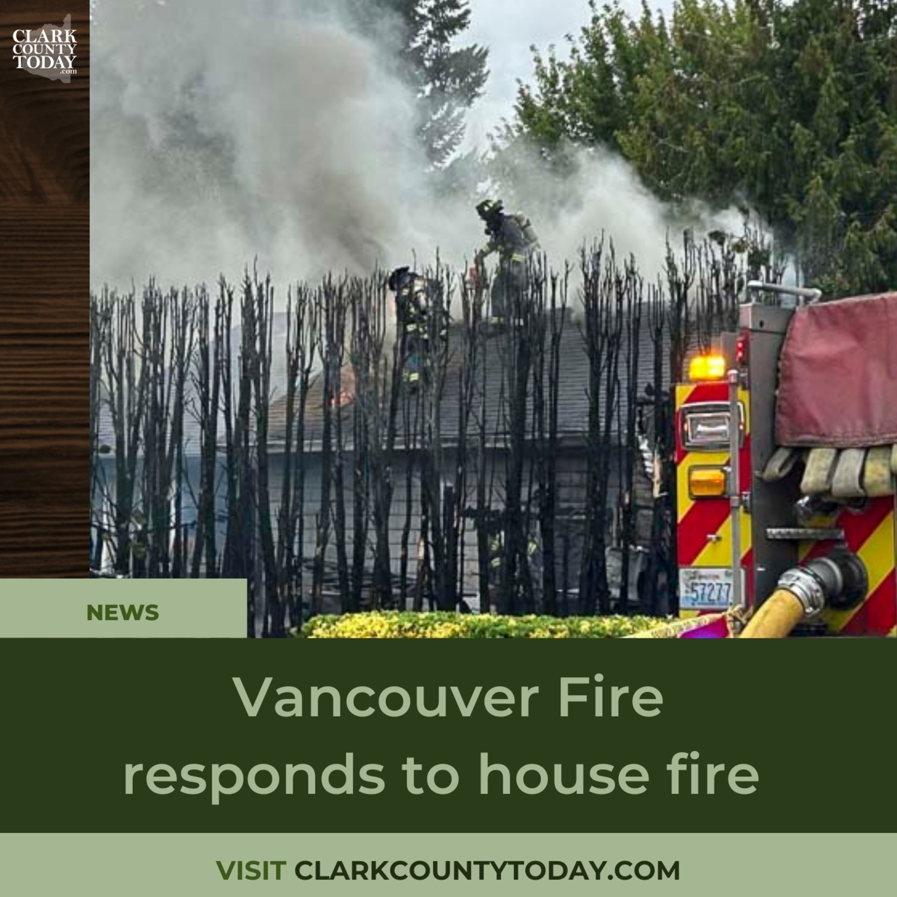 Vancouver Fire responds to house fire
