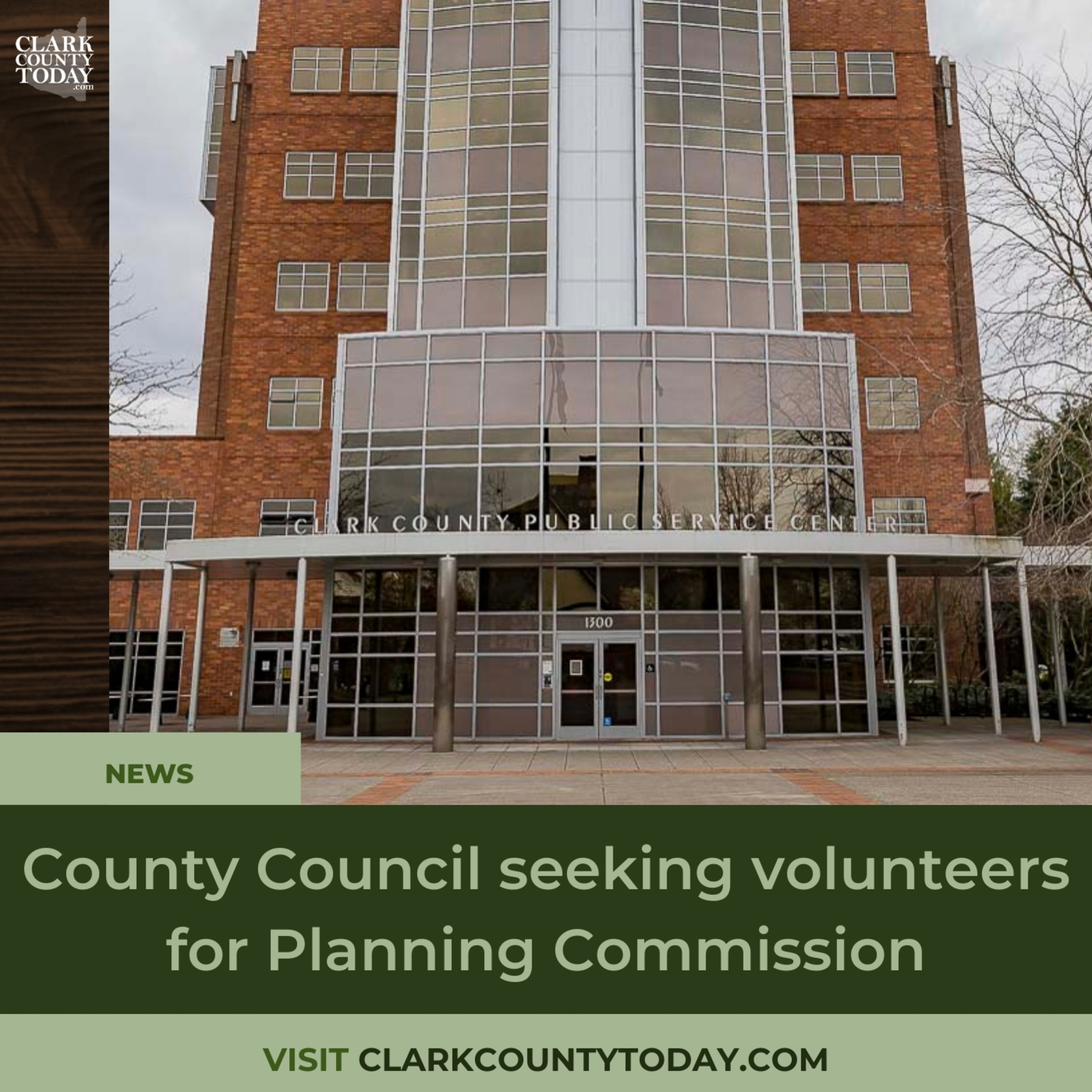 County Council seeking volunteers for Planning Commission