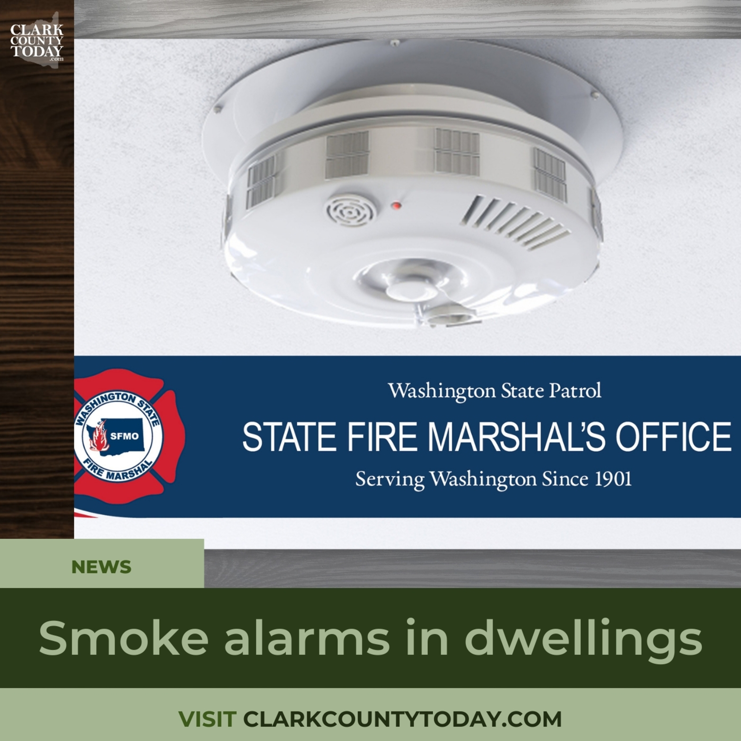 Smoke alarms in dwellings