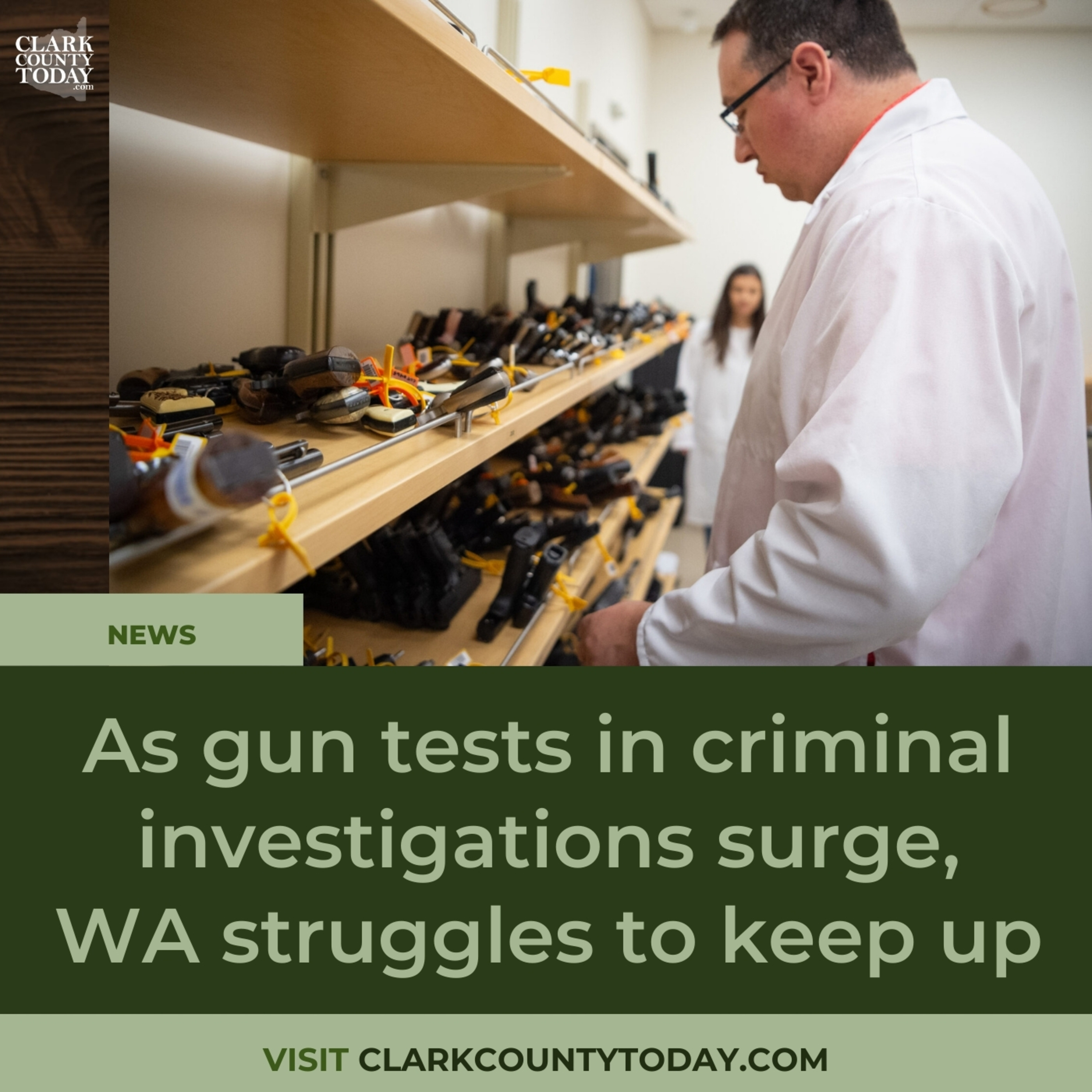 As gun tests in criminal investigations surge, WA struggles to keep up