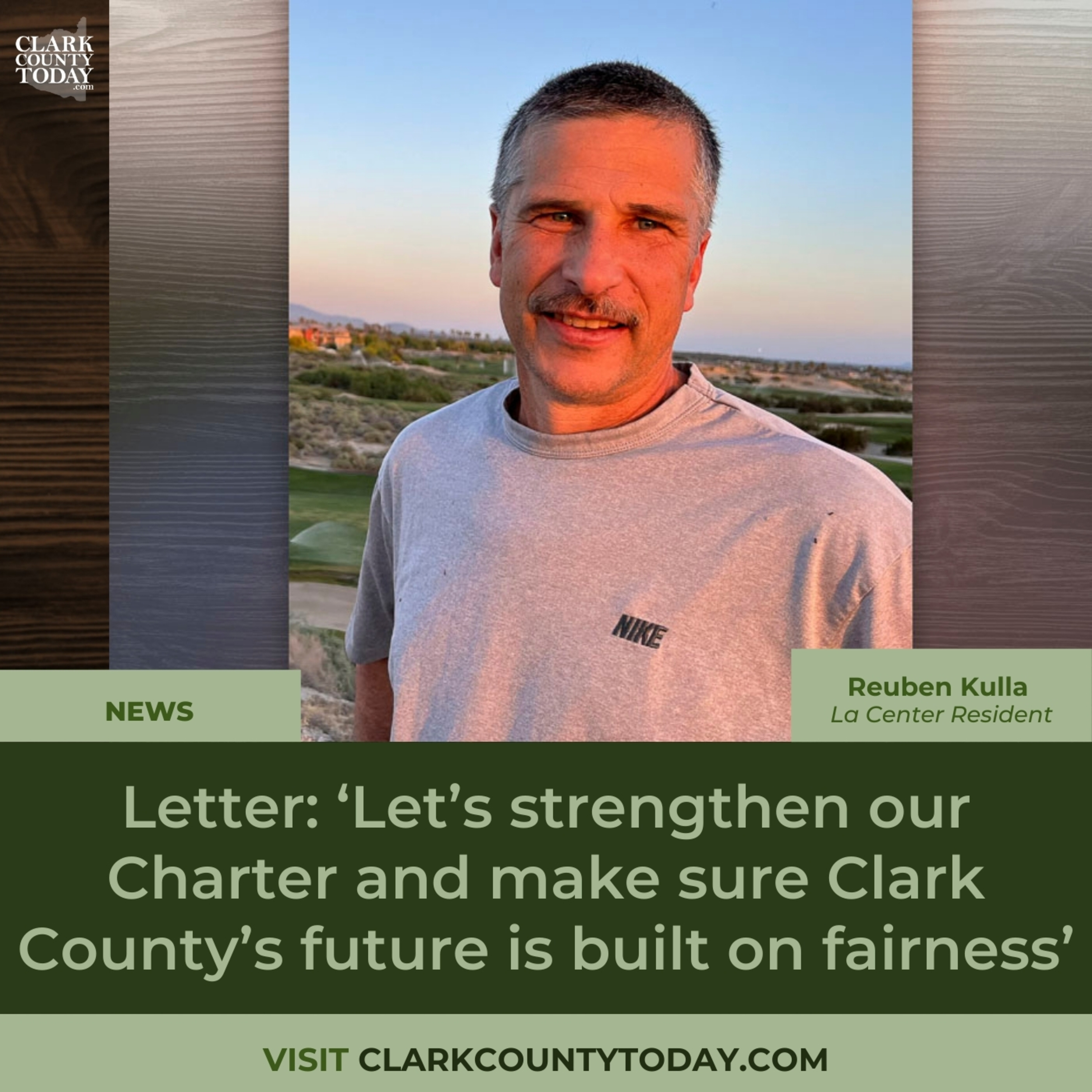 Letter: ‘Let’s strengthen our Charter and make sure Clark County’s future is built on fairness’