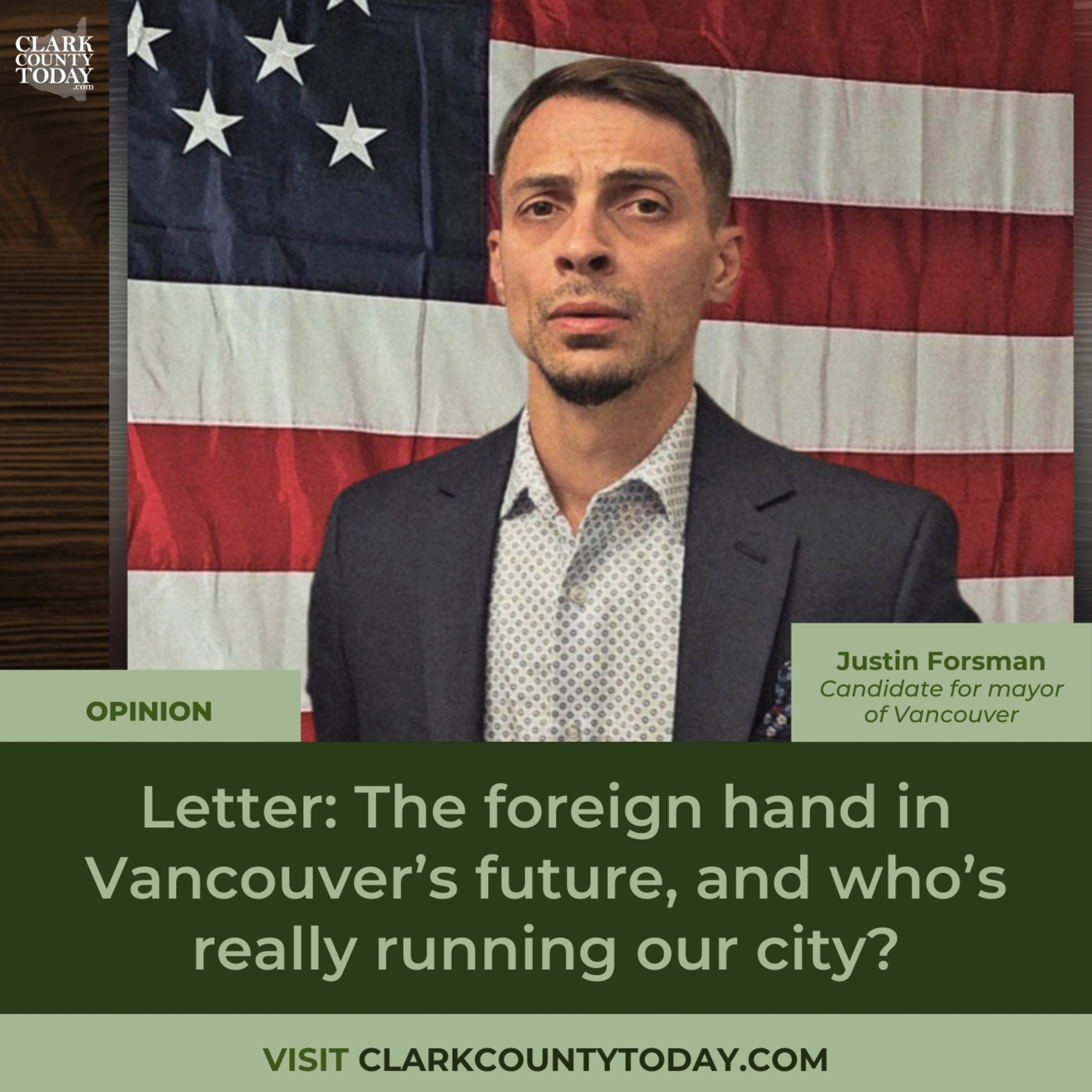 Letter: The foreign hand in Vancouver’s future, and who’s really running our city?
