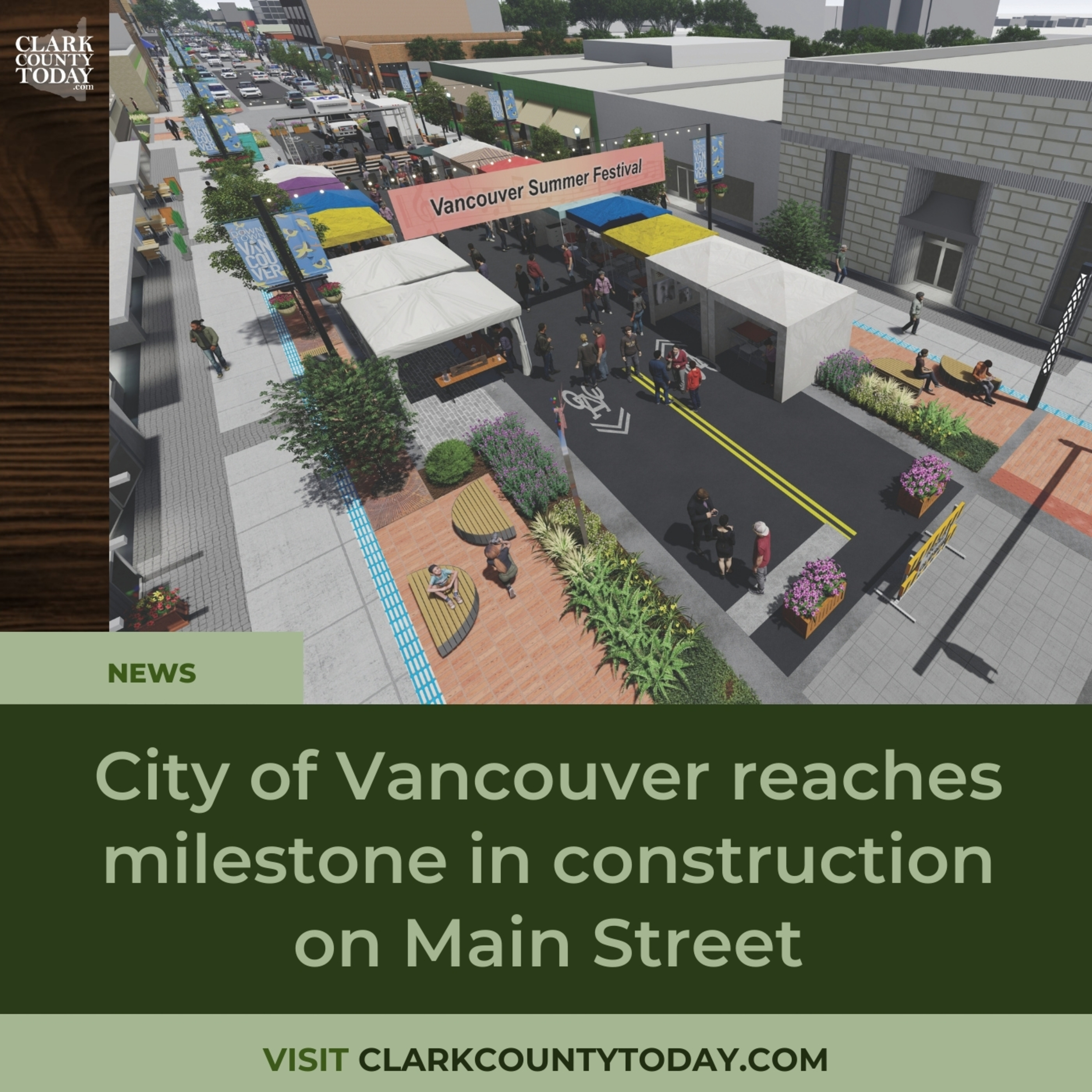 City of Vancouver reaches milestone in construction on Main Street