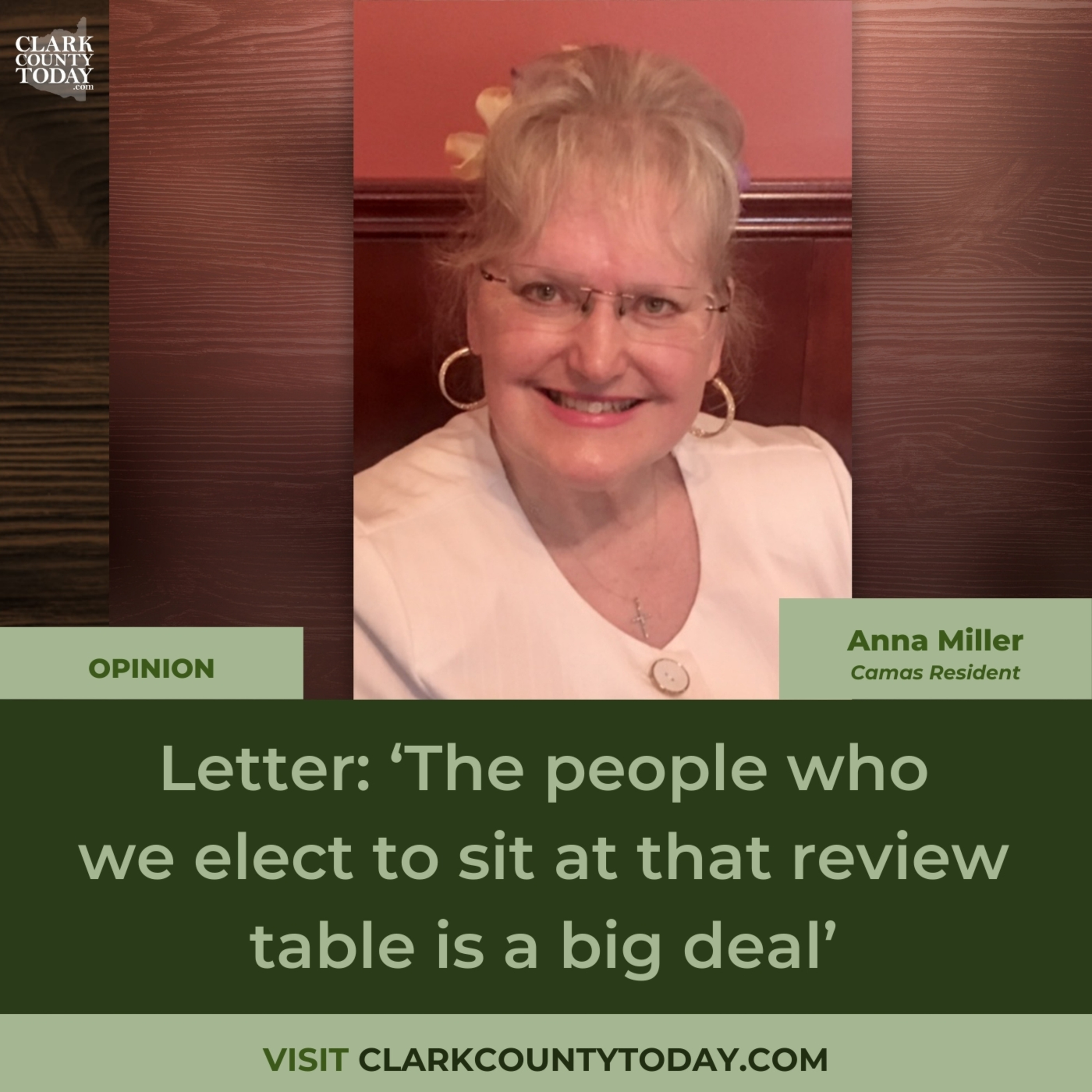 Letter: ‘The people who we elect to sit at that review table is a big deal’