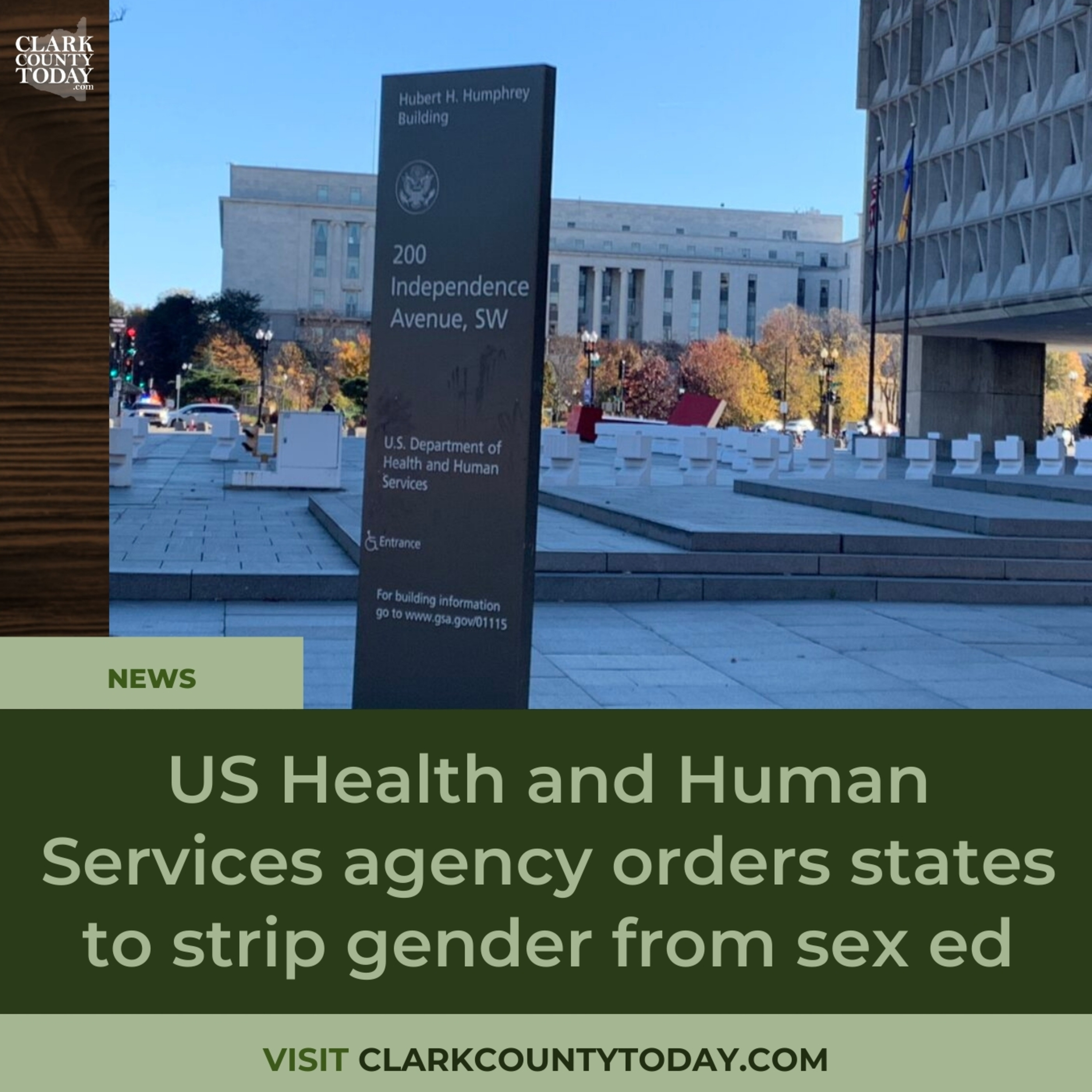 US Health and Human Services agency orders states to strip gender from sex ed