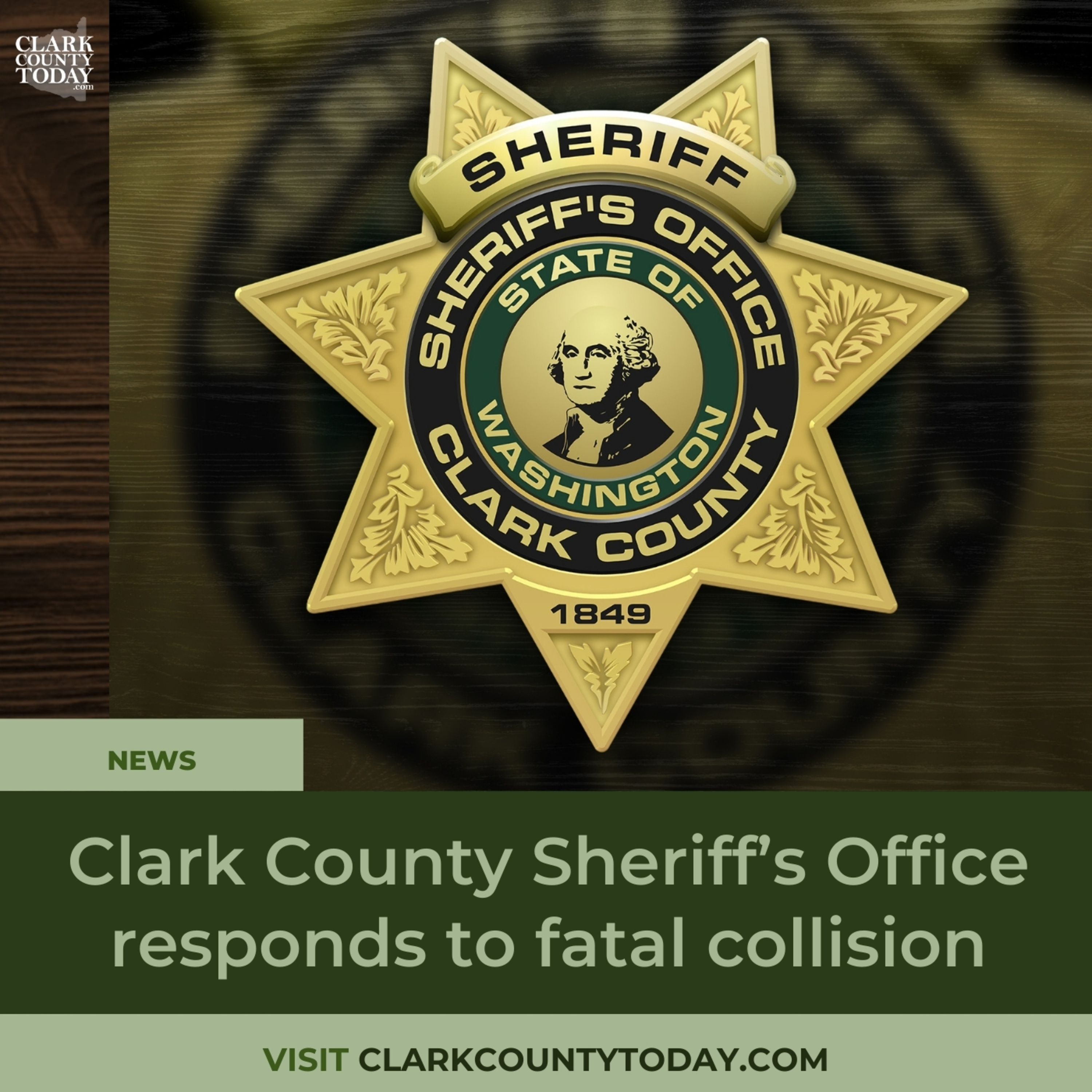 Clark County Sheriff’s Office responds to fatal collision