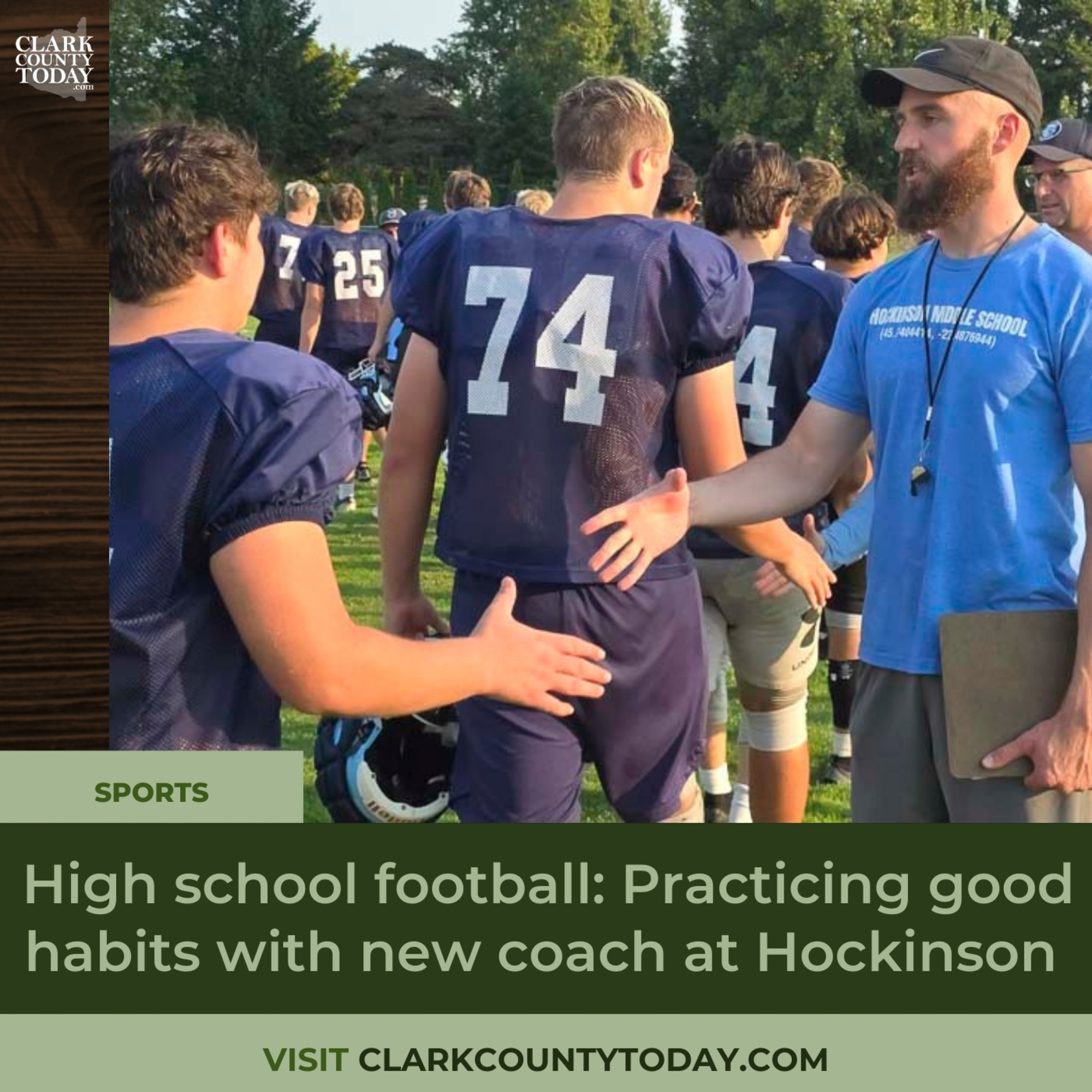 High school football: Practicing good habits with new coach at Hockinson