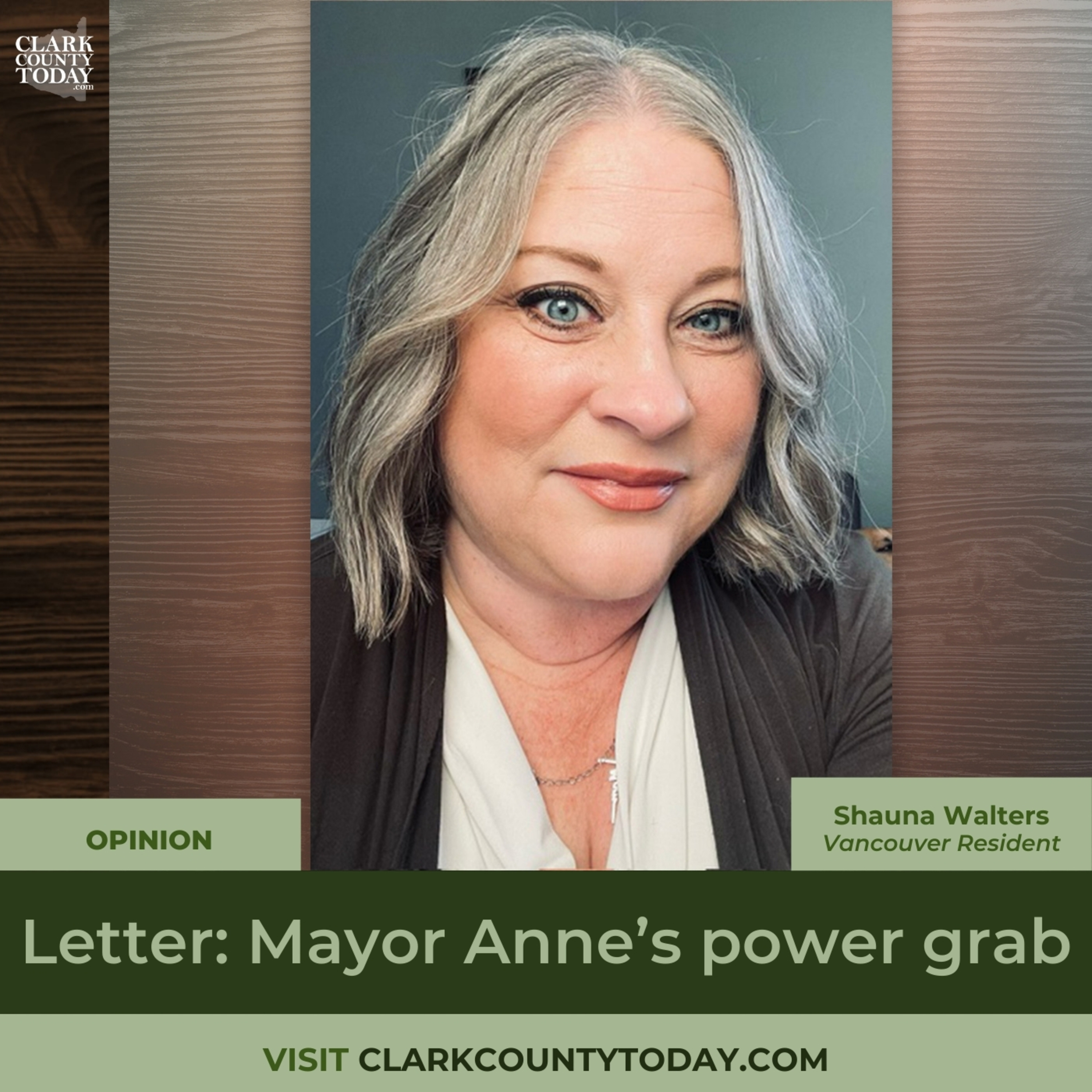 Letter: Mayor Anne’s power grab