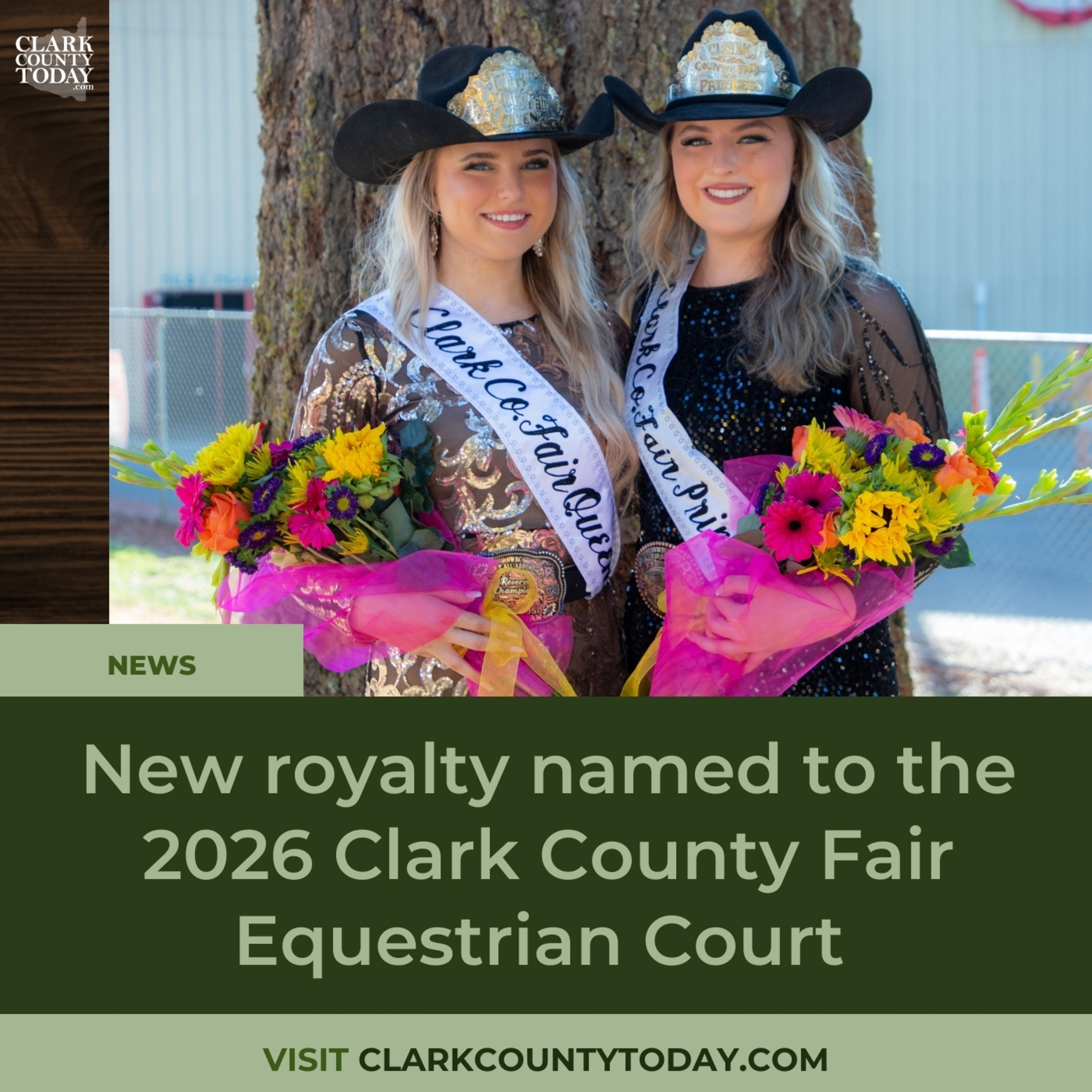 New royalty named to the 2026 Clark County Fair Equestrian Court