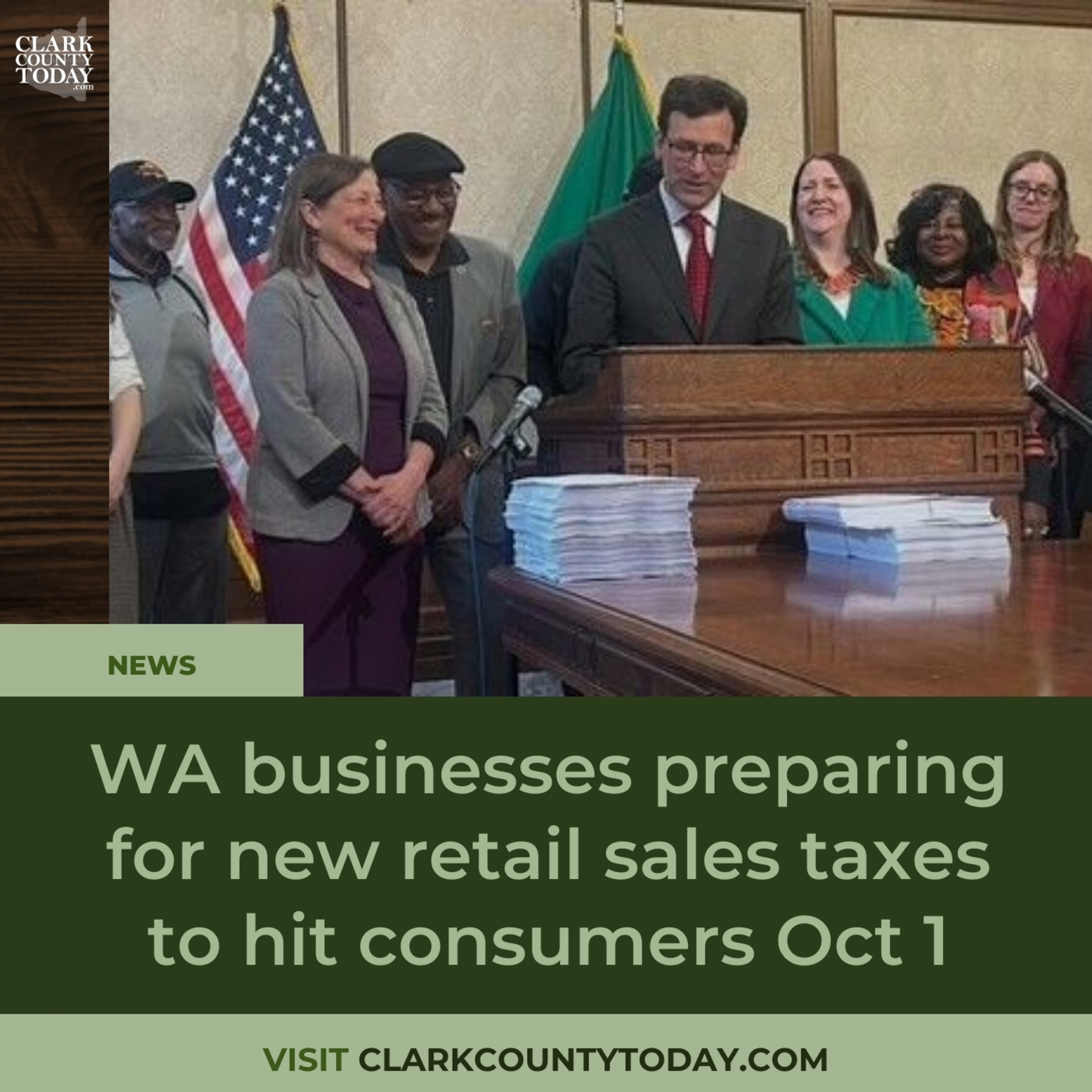 WA businesses preparing for new retail sales taxes to hit consumers Oct 1
