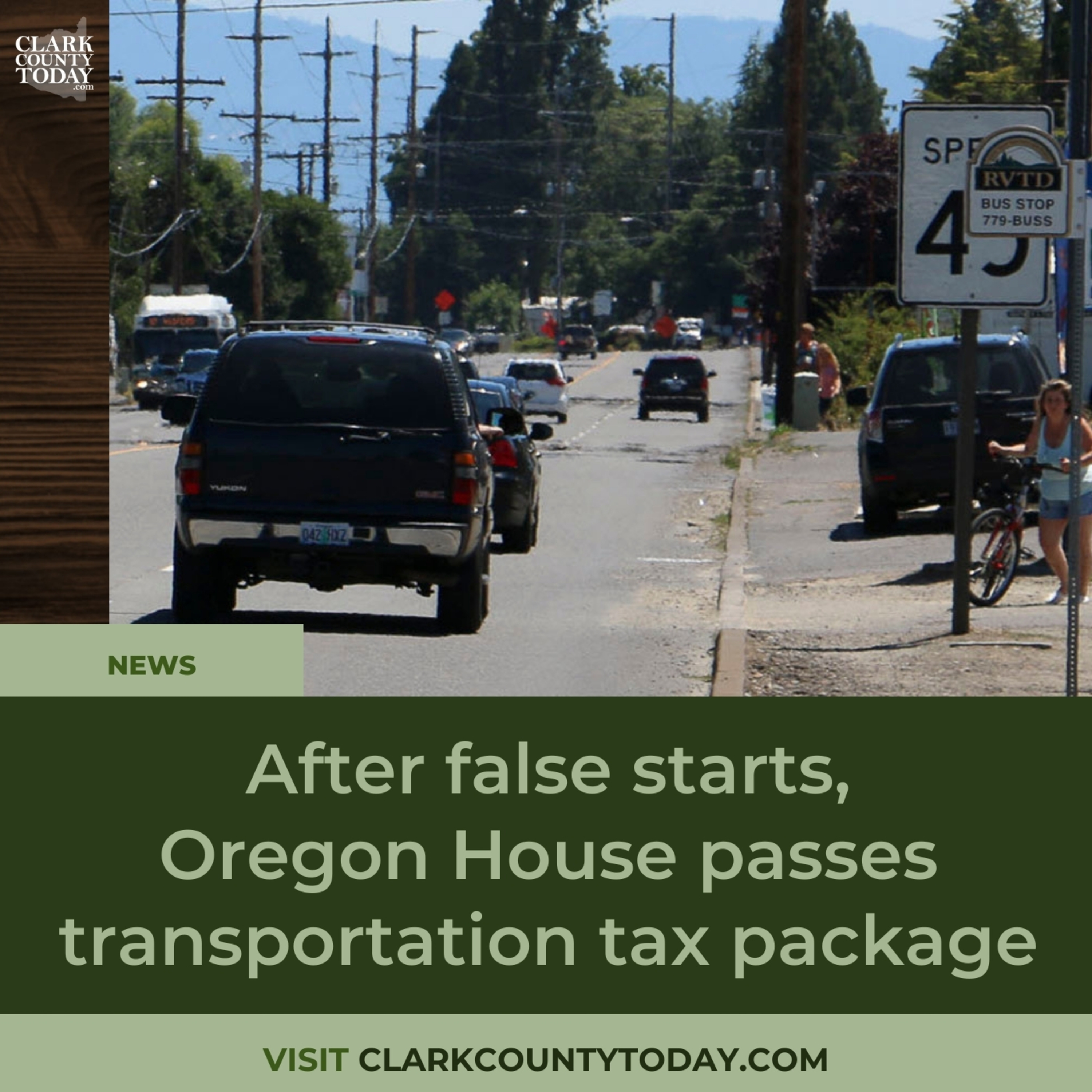 After false starts, Oregon House passes transportation tax package