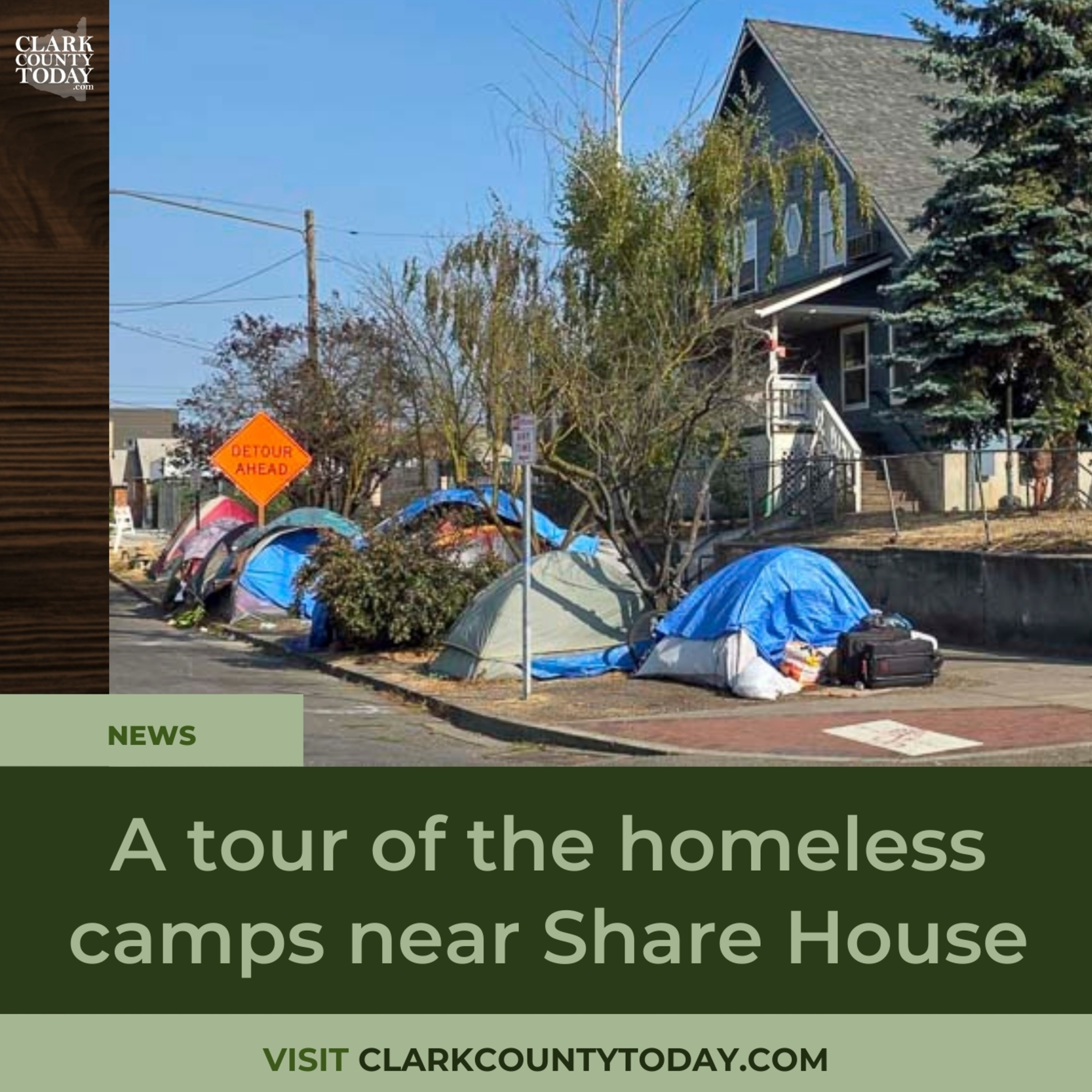 A tour of the homeless camps near Share House