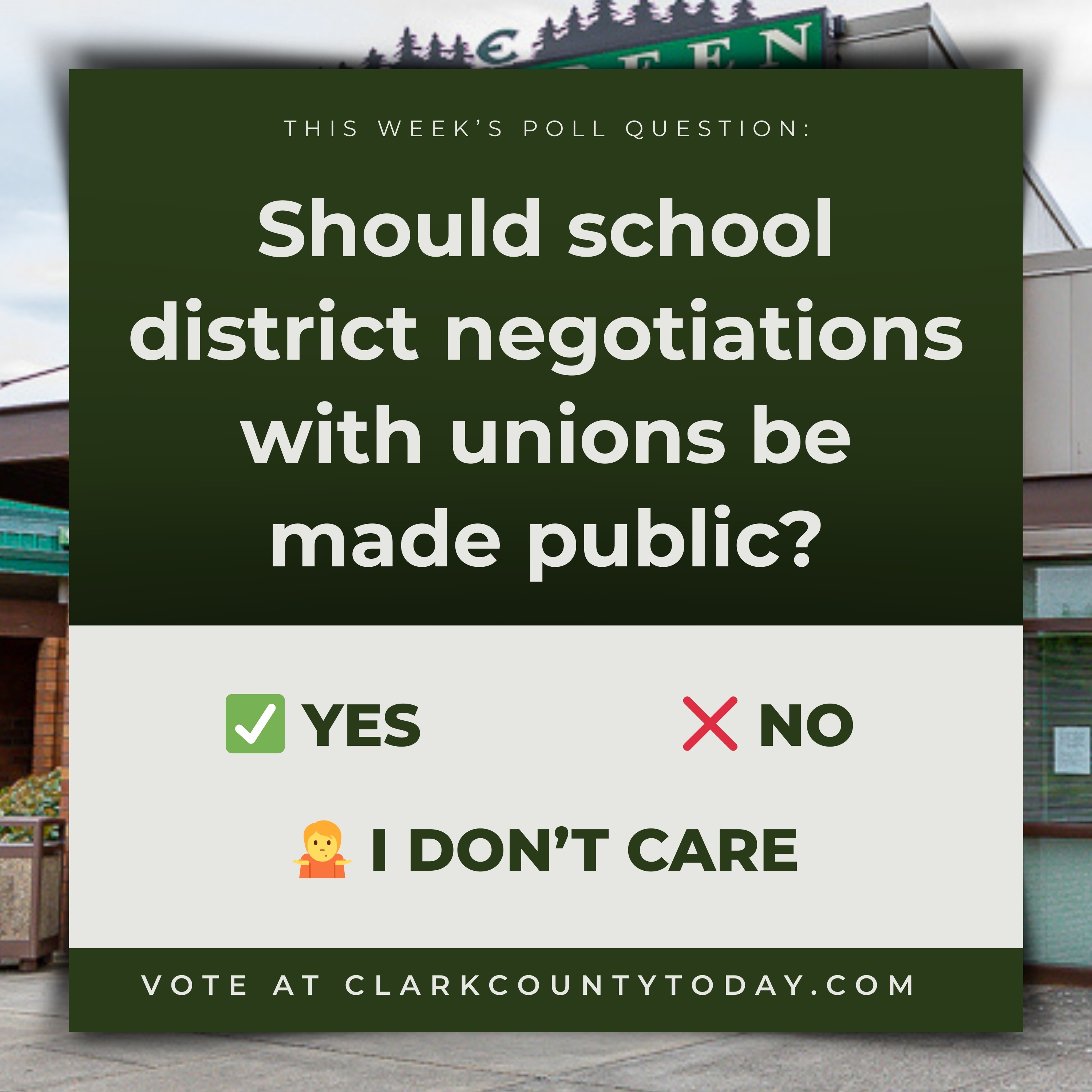POLL: Should school district negotiations with unions be made public?