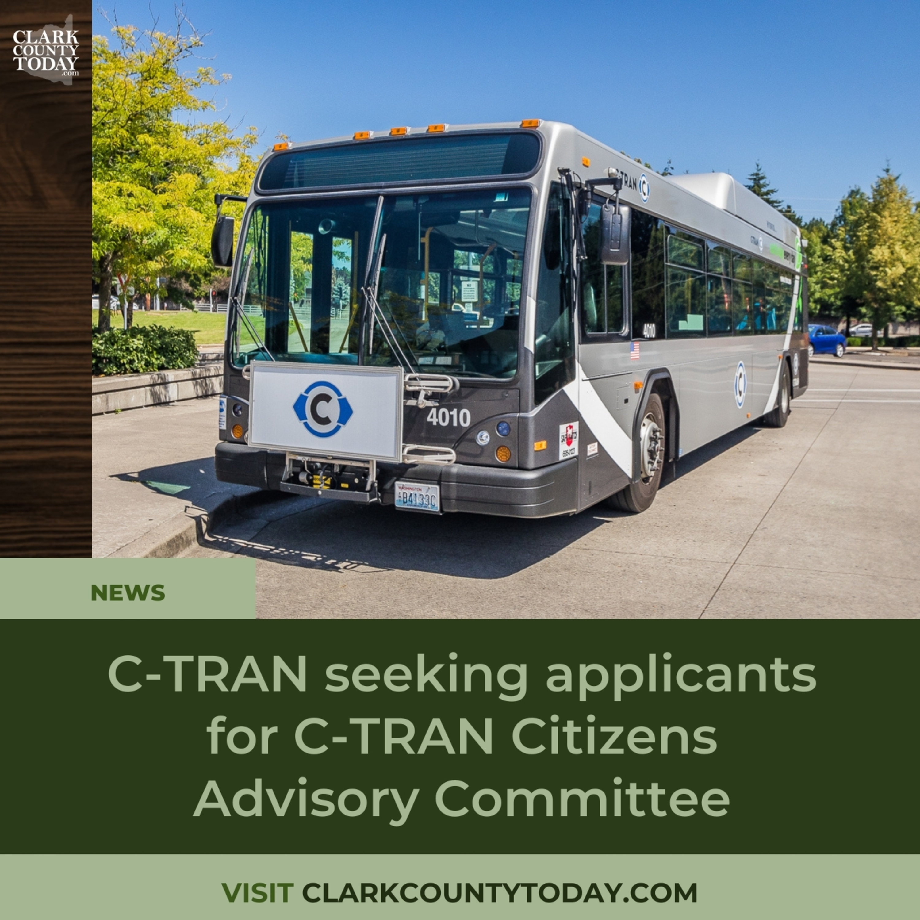 C-TRAN seeking applicants for C-TRAN Citizens Advisory Committee