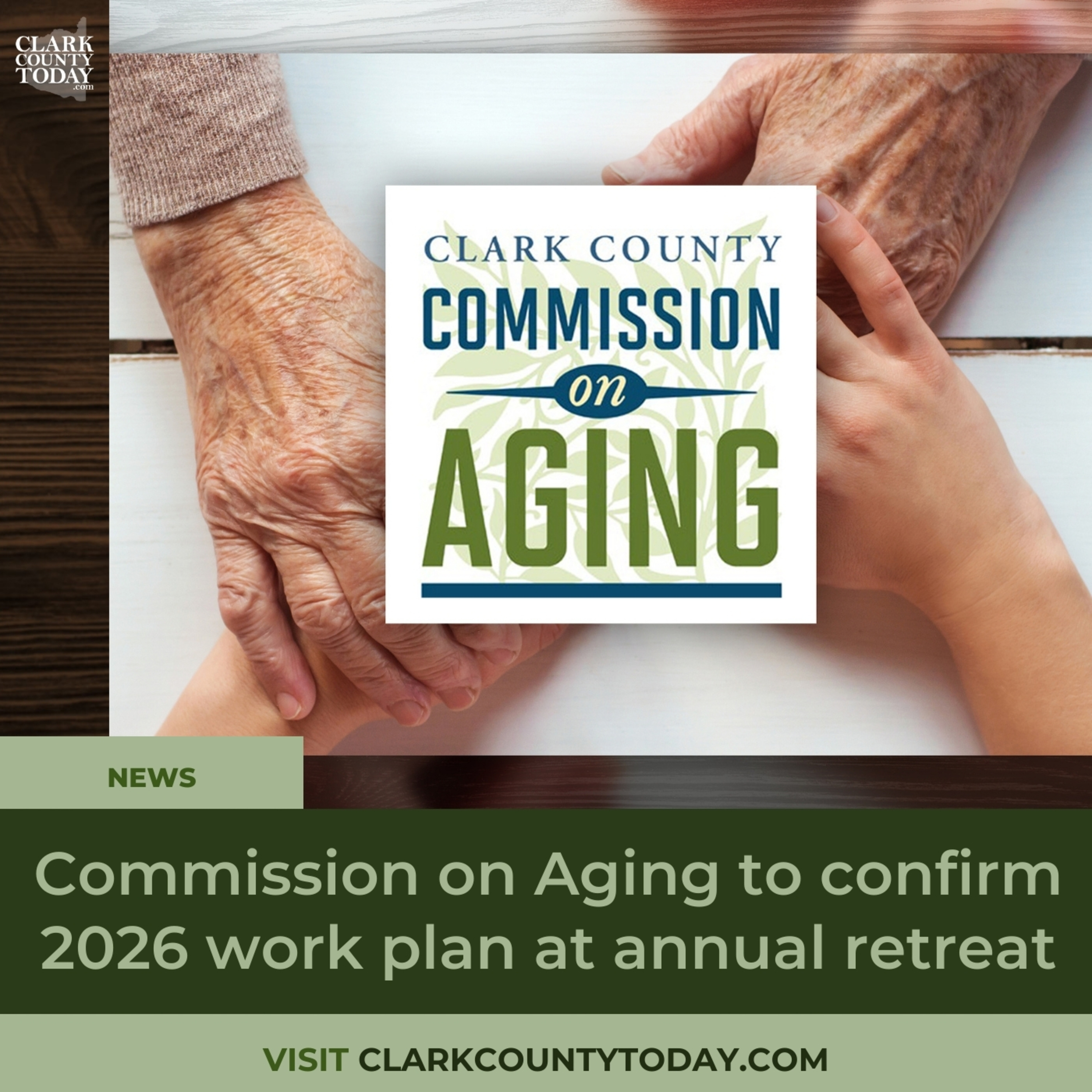 Commission on Aging to confirm 2026 work plan at annual retreat