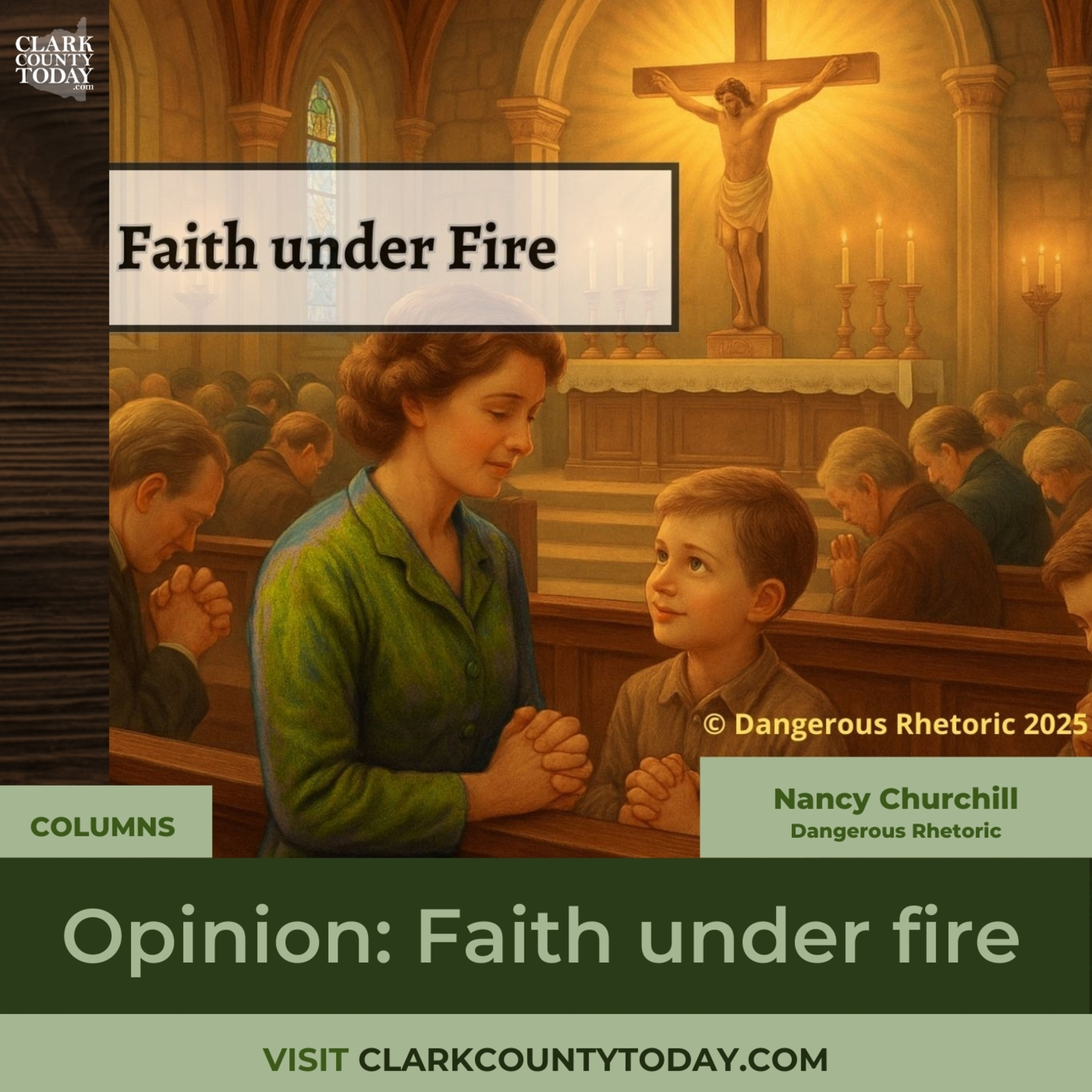 Opinion: Faith under fire