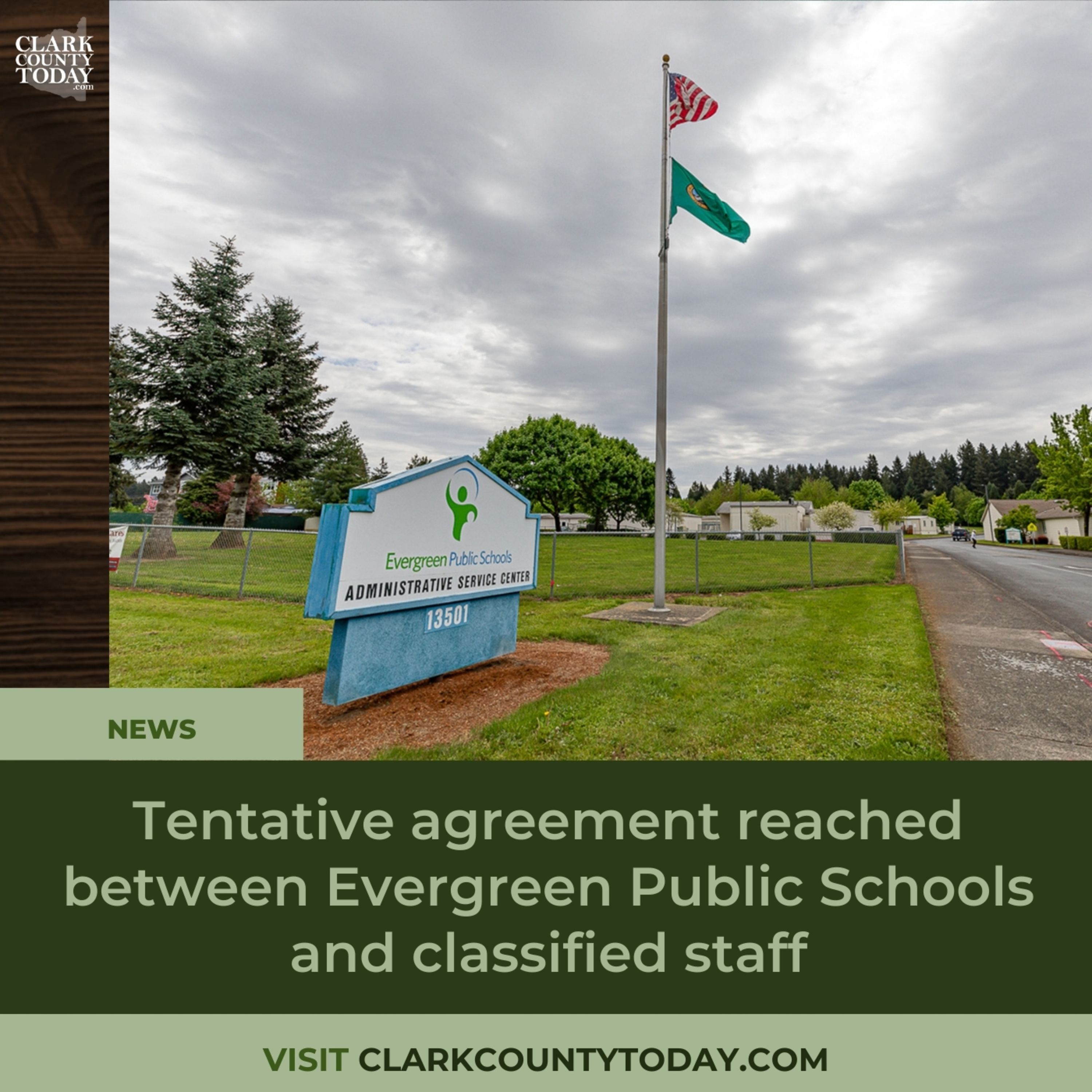 Tentative agreement reached between Evergreen Public Schools and certified staff