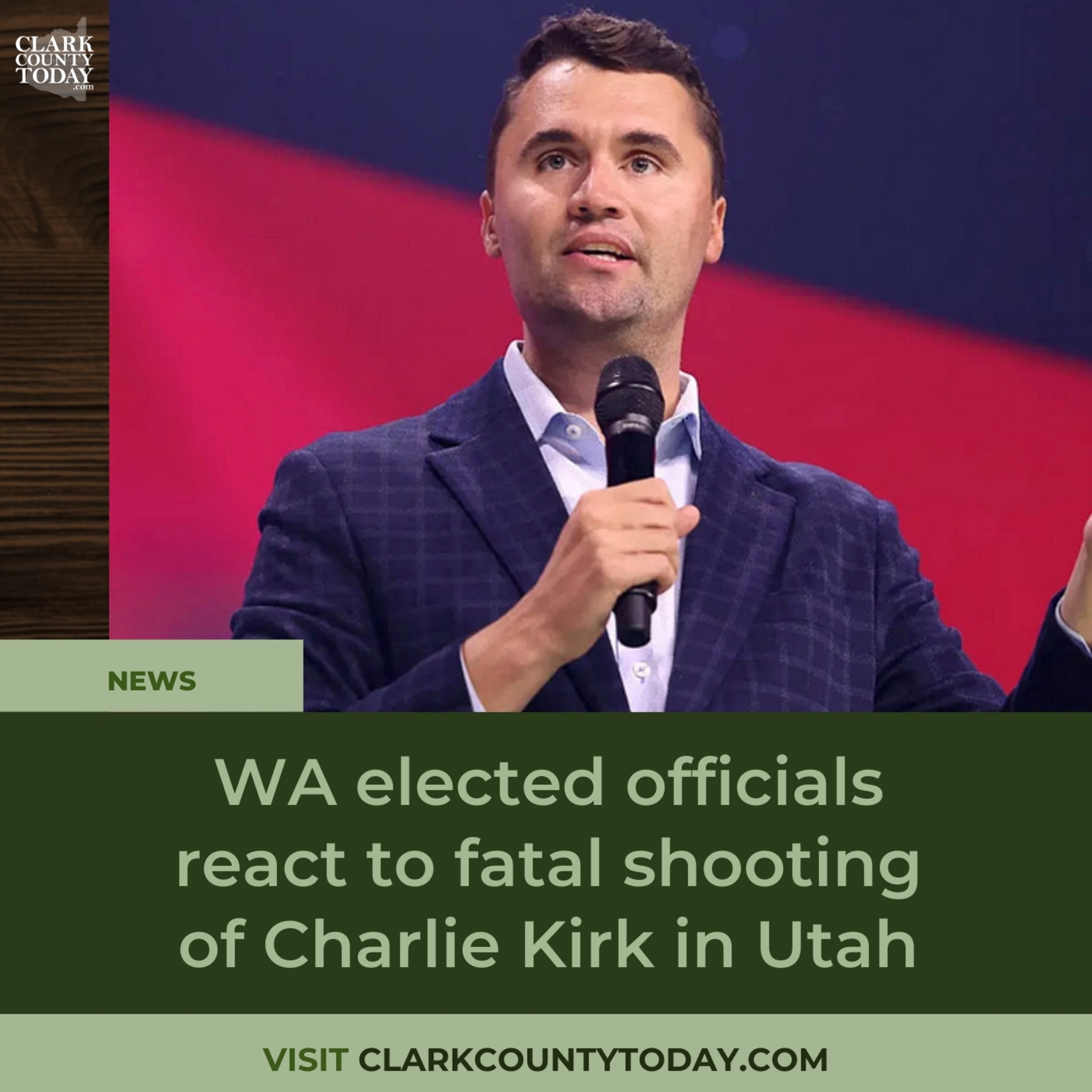 WA elected officials react to fatal shooting of Charlie Kirk in Utah