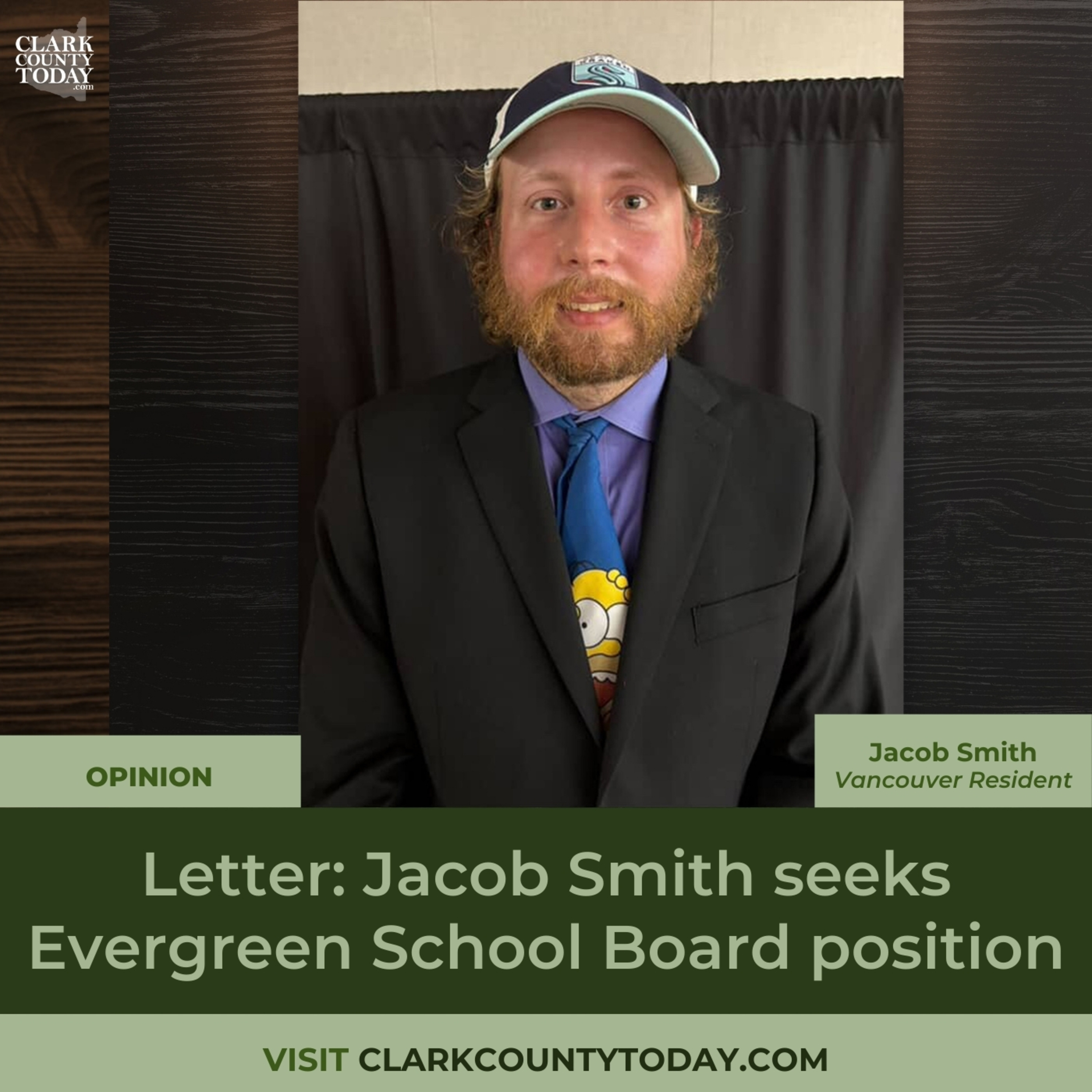 Letter: Jacob Smith seeks Evergreen School Board position