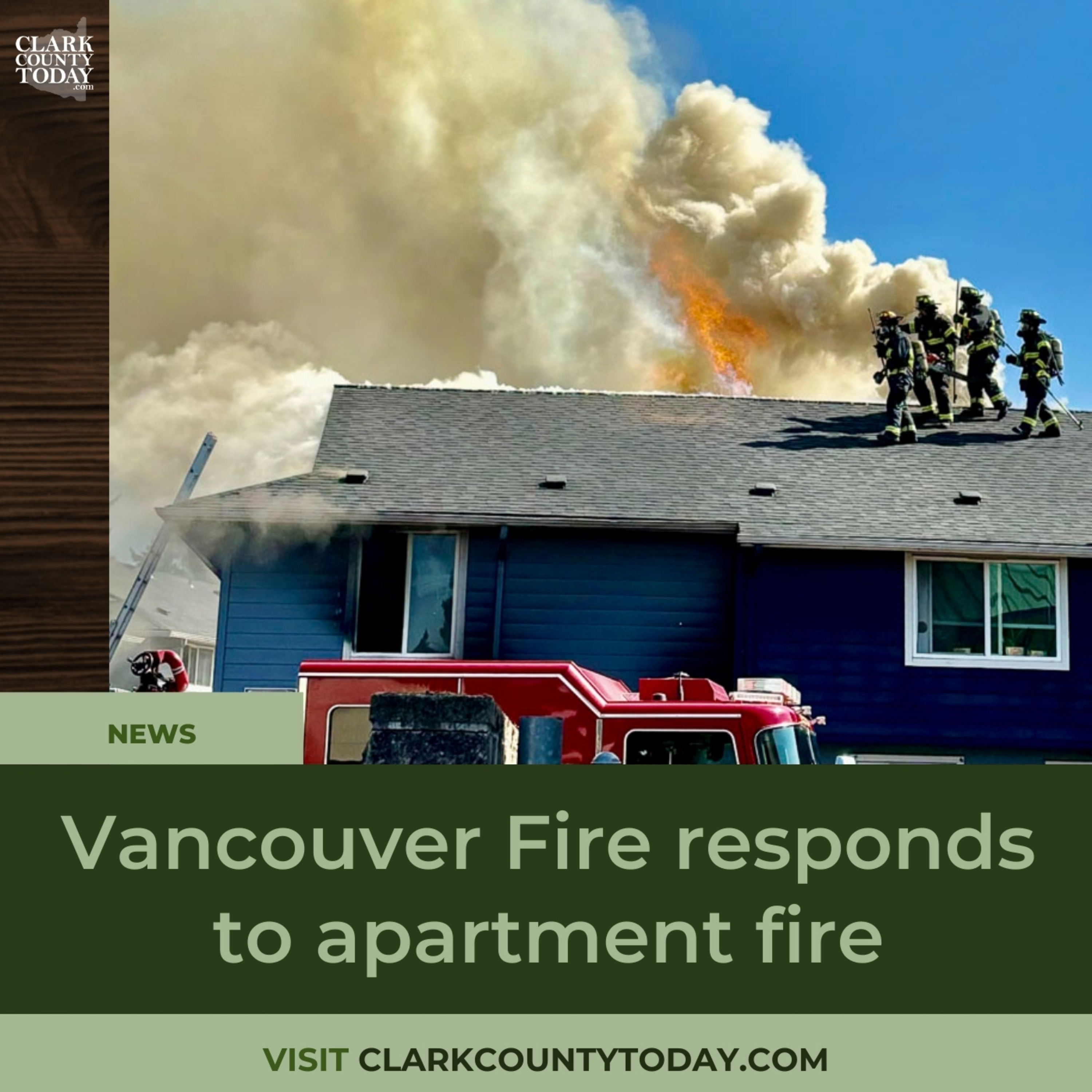 Vancouver Fire responds to apartment fire