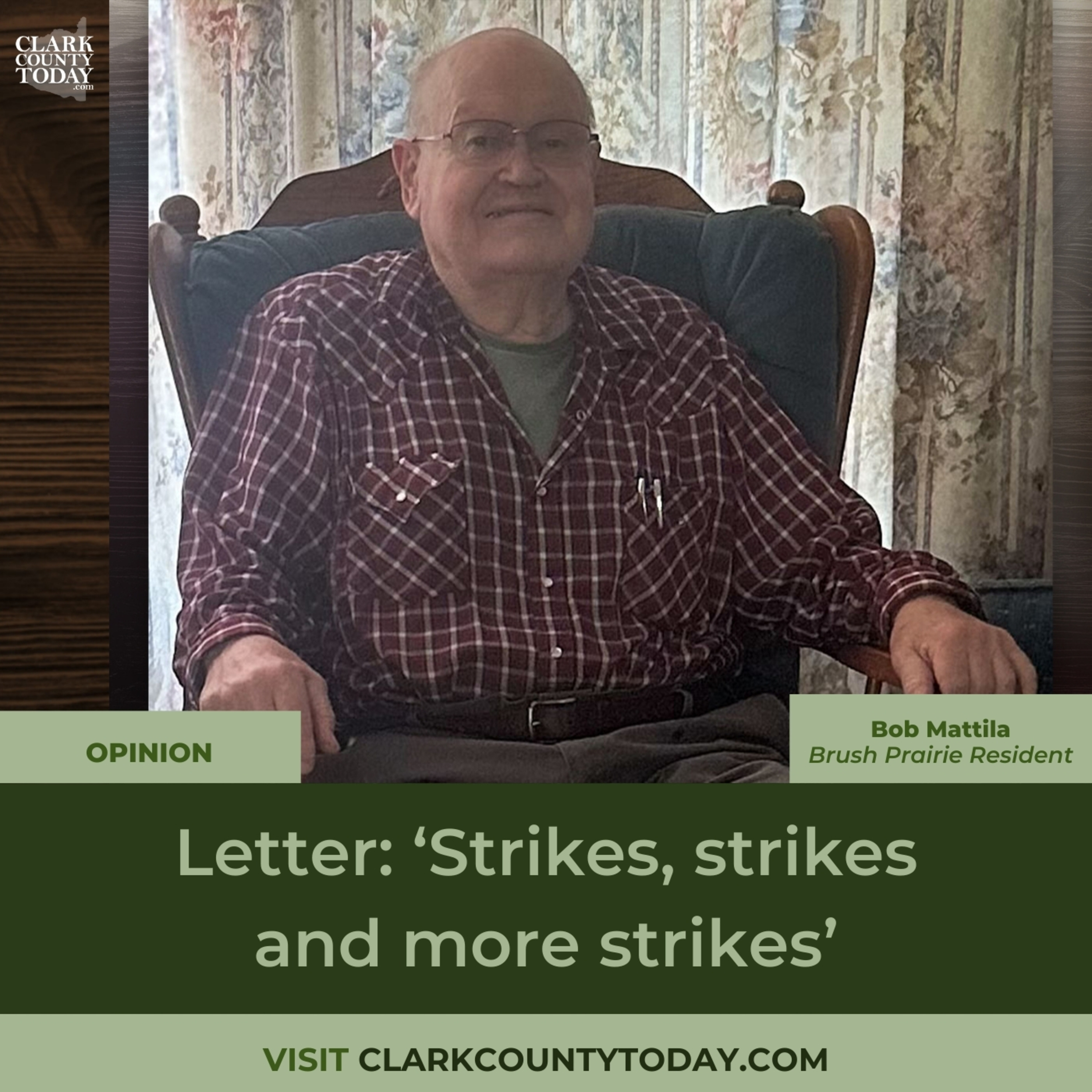 Letter: ‘Strikes, strikes and more strikes’