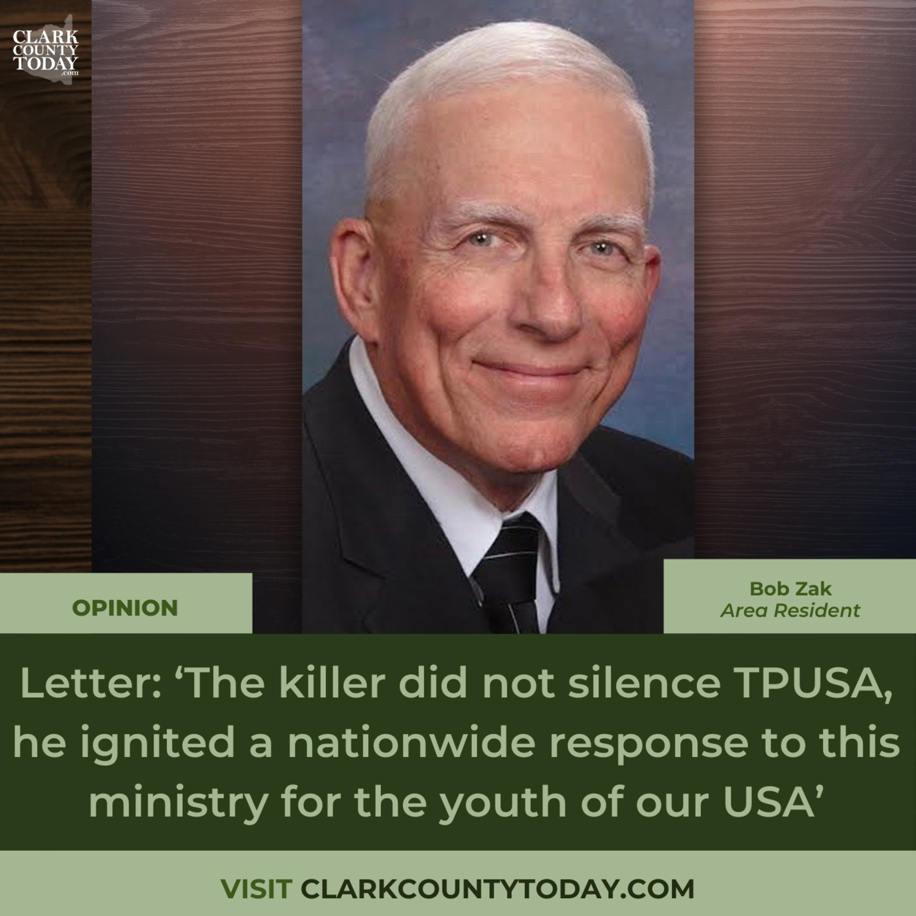 Letter: ‘The killer did not silence TPUSA, he ignited a nationwide response to this ministry for the youth of our USA’