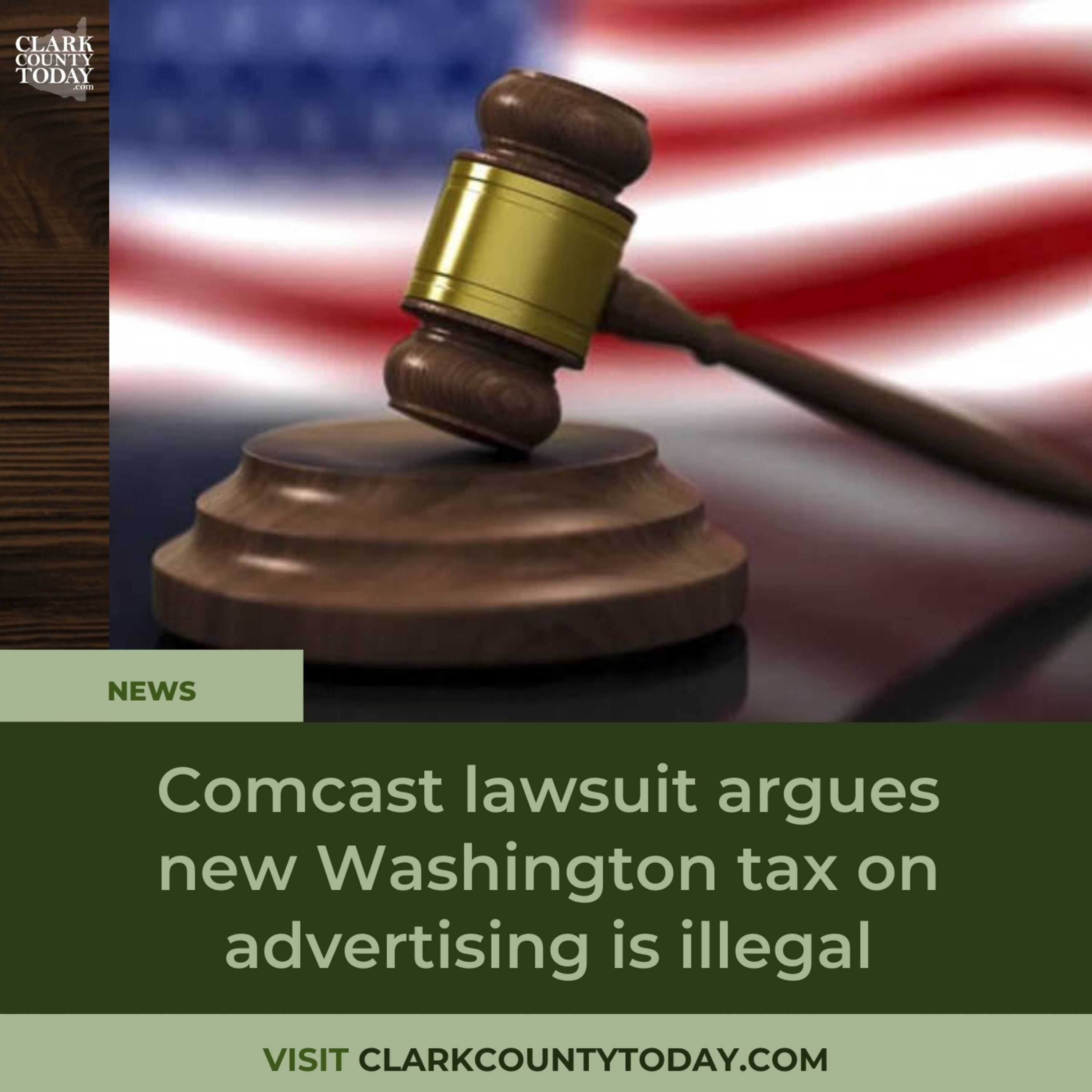 Comcast lawsuit argues new Washington tax on advertising is illegal
