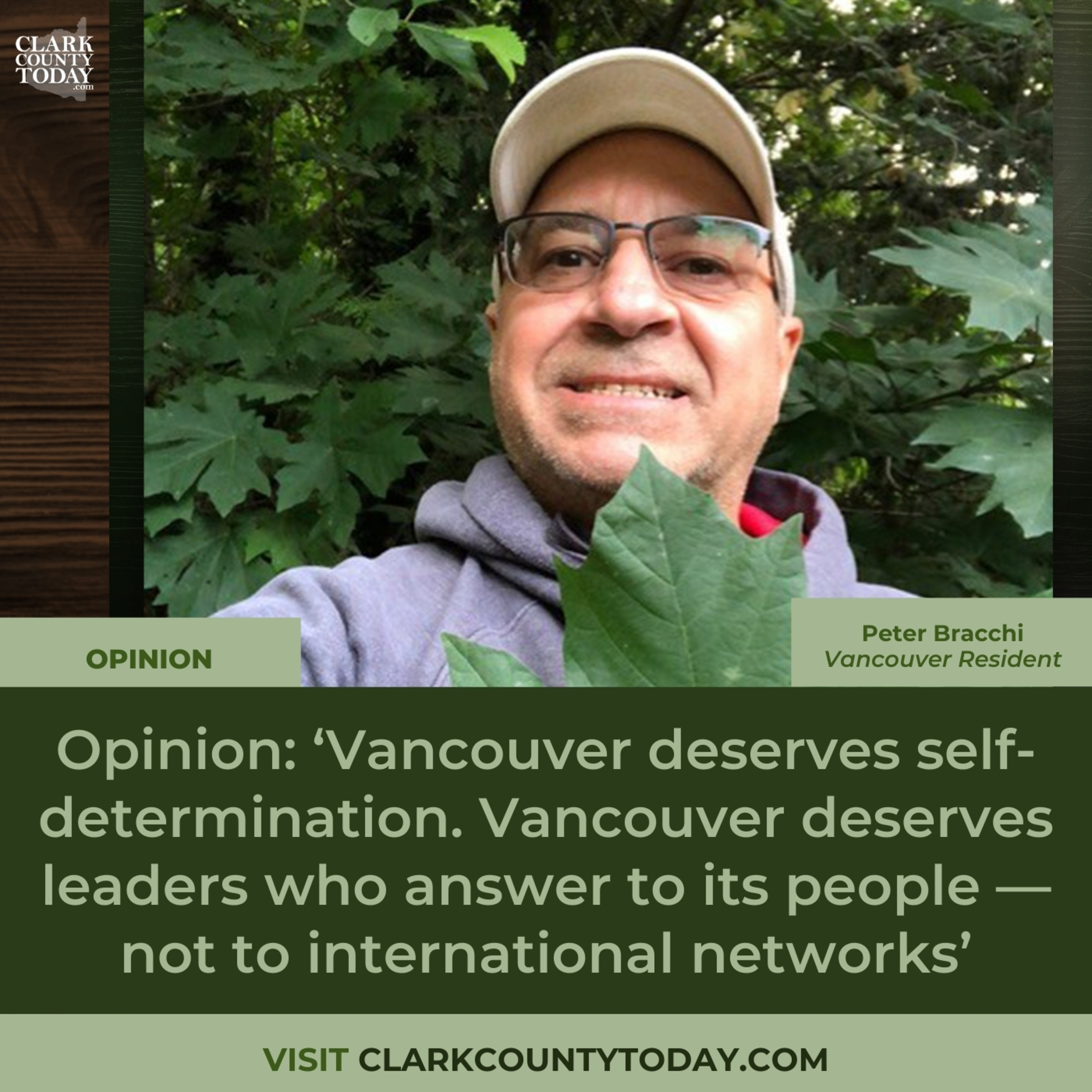 Opinion: ‘Vancouver deserves self-determination. Vancouver deserves leaders who answer to its people — not to international networks’