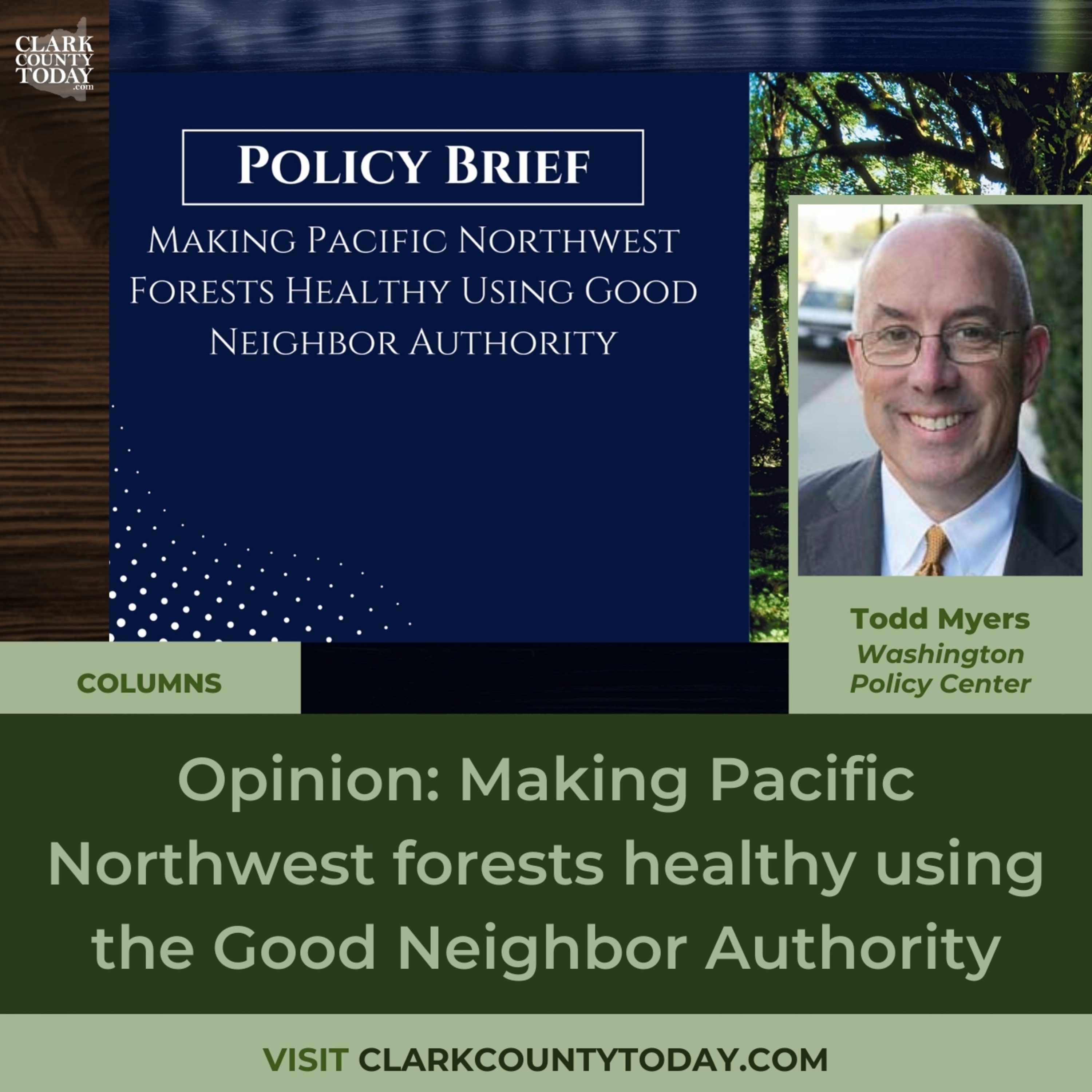 Opinion: Making Pacific Northwest forests healthy using the Good Neighbor Authority