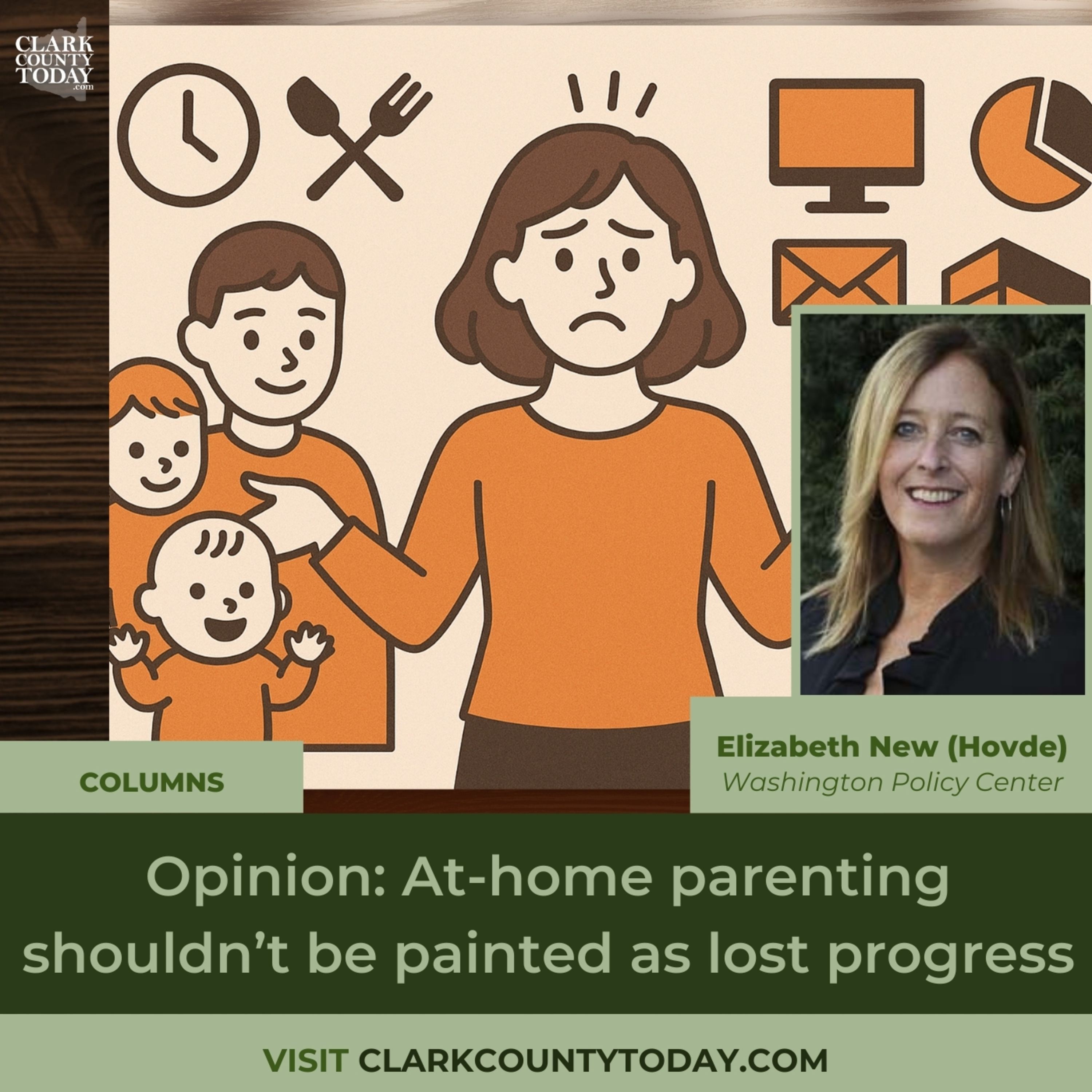 Opinion: At-home parenting shouldn’t be painted as lost progress
