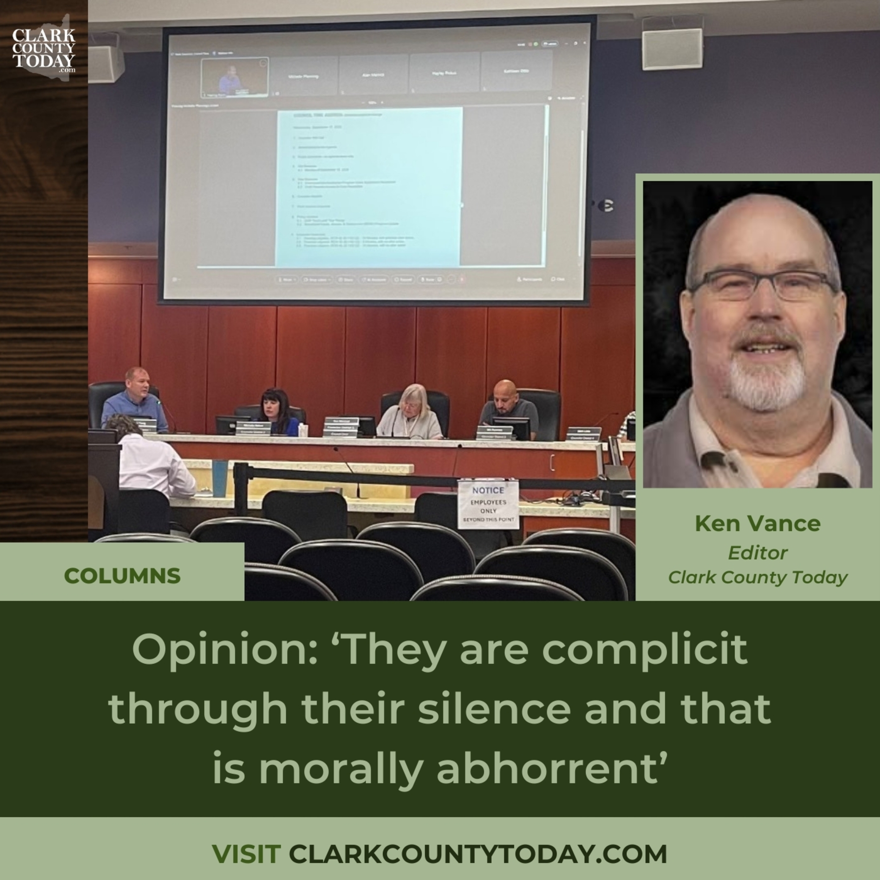 Opinion: ‘They are complicit through their silence and that is morally abhorrent’