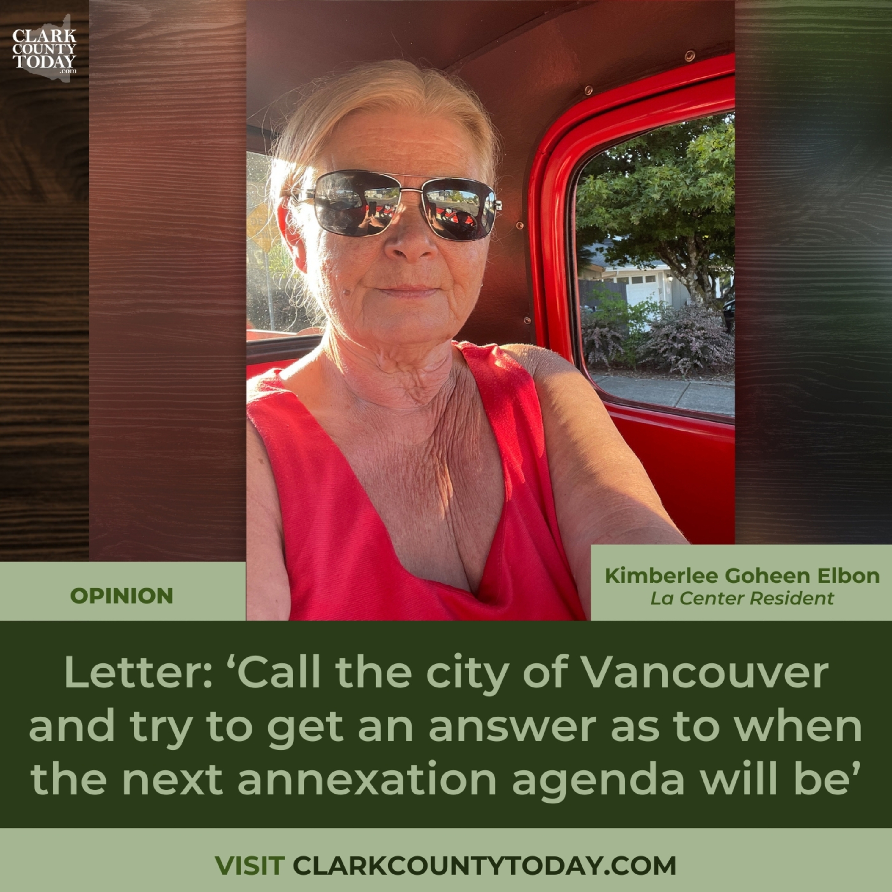 Letter: ‘Call the city of Vancouver and try to get an answer as to when the next annexation agenda will be’