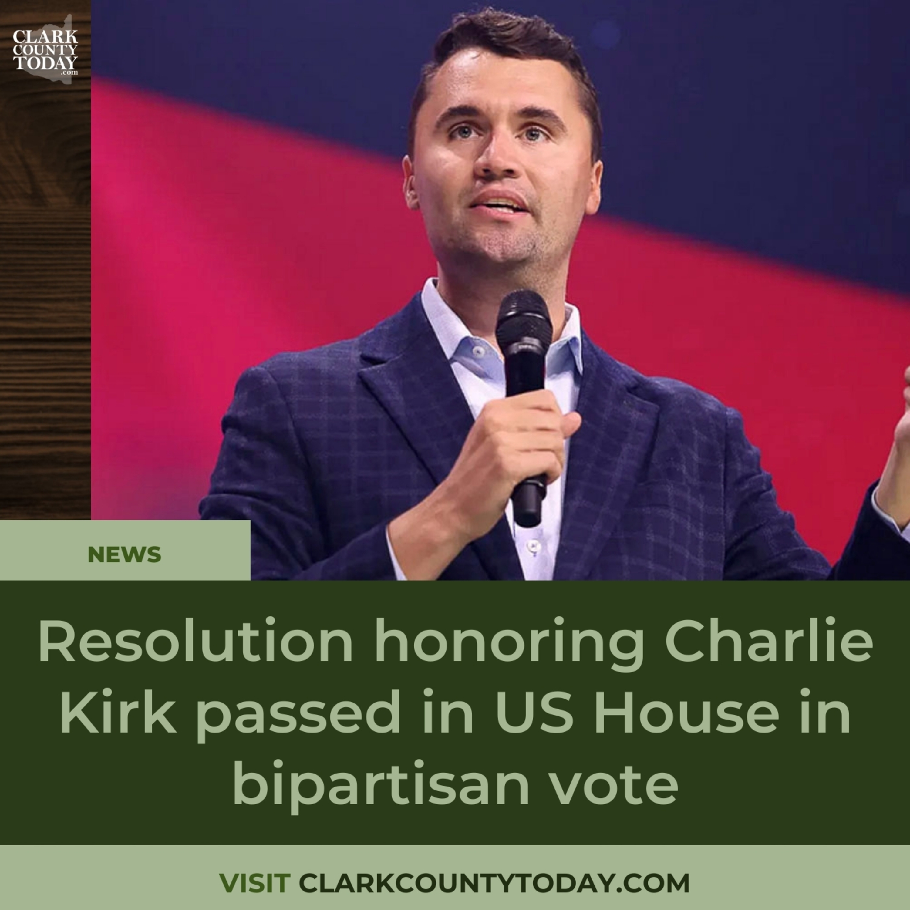 Resolution honoring Charlie Kirk passed in US House in bipartisan vote