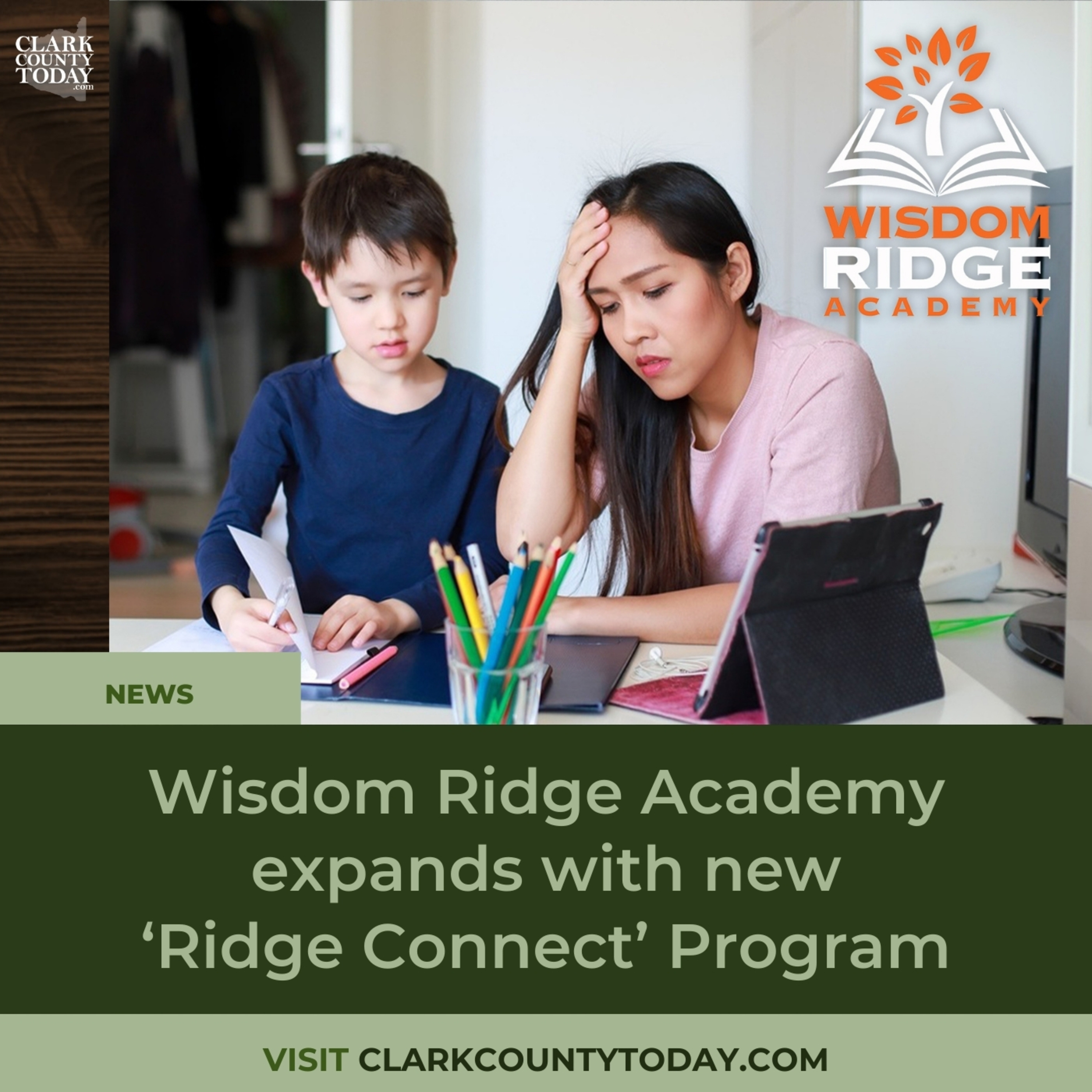 Wisdom Ridge Academy expands with new ‘Ridge Connect’ Program