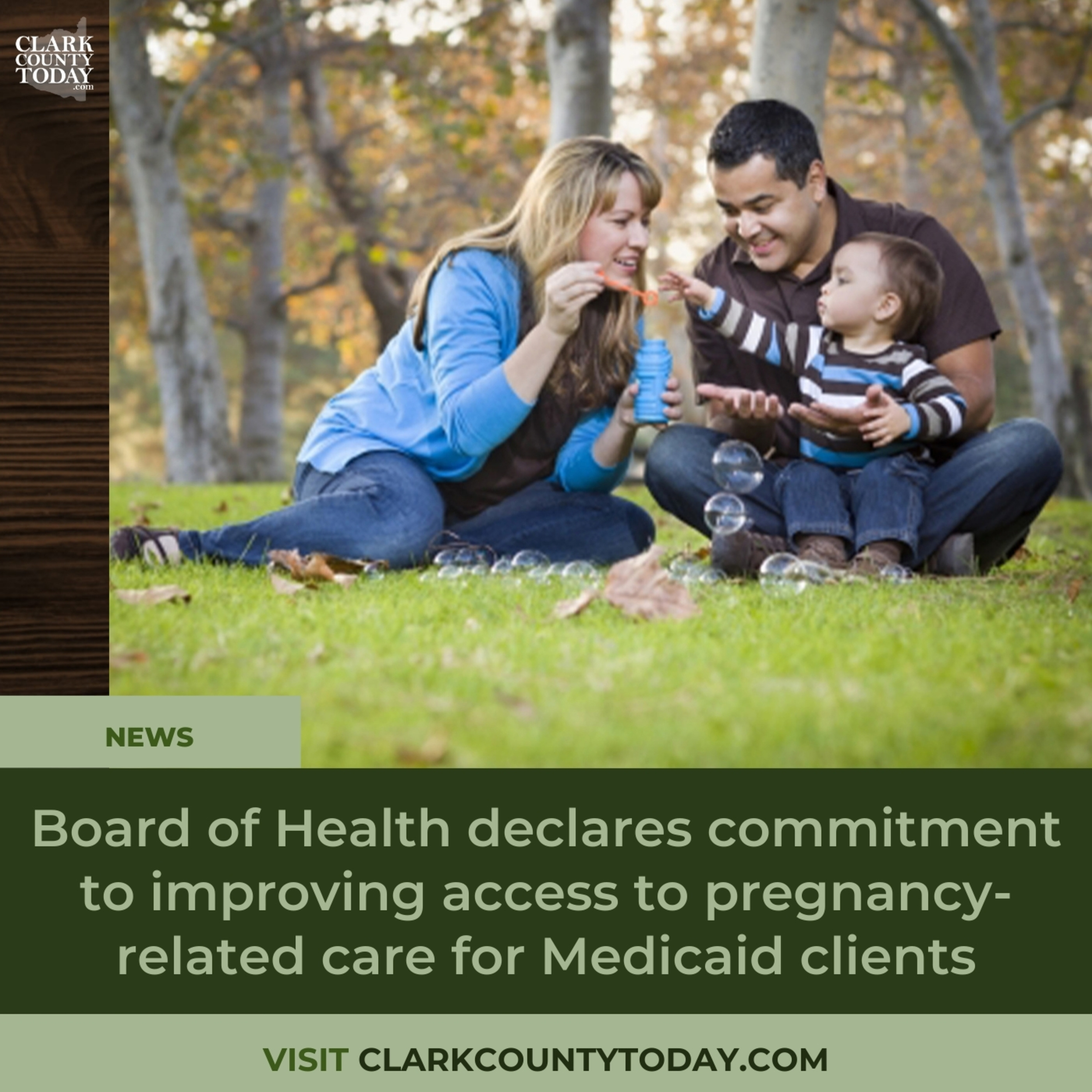 Board of Health declares commitment to improving access to pregnancy-related care for Medicaid clients