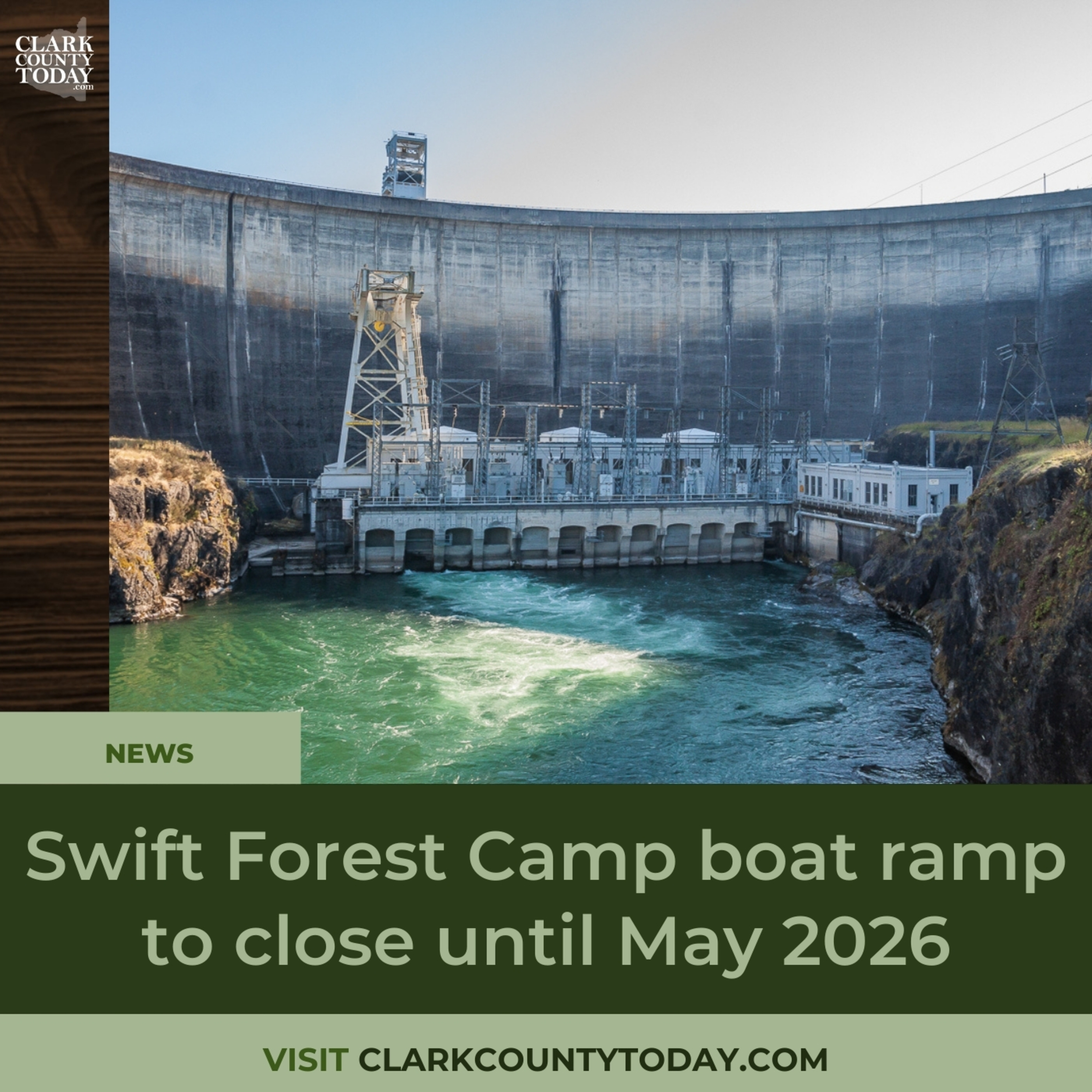 Swift Forest Camp boat ramp to close until May 2026