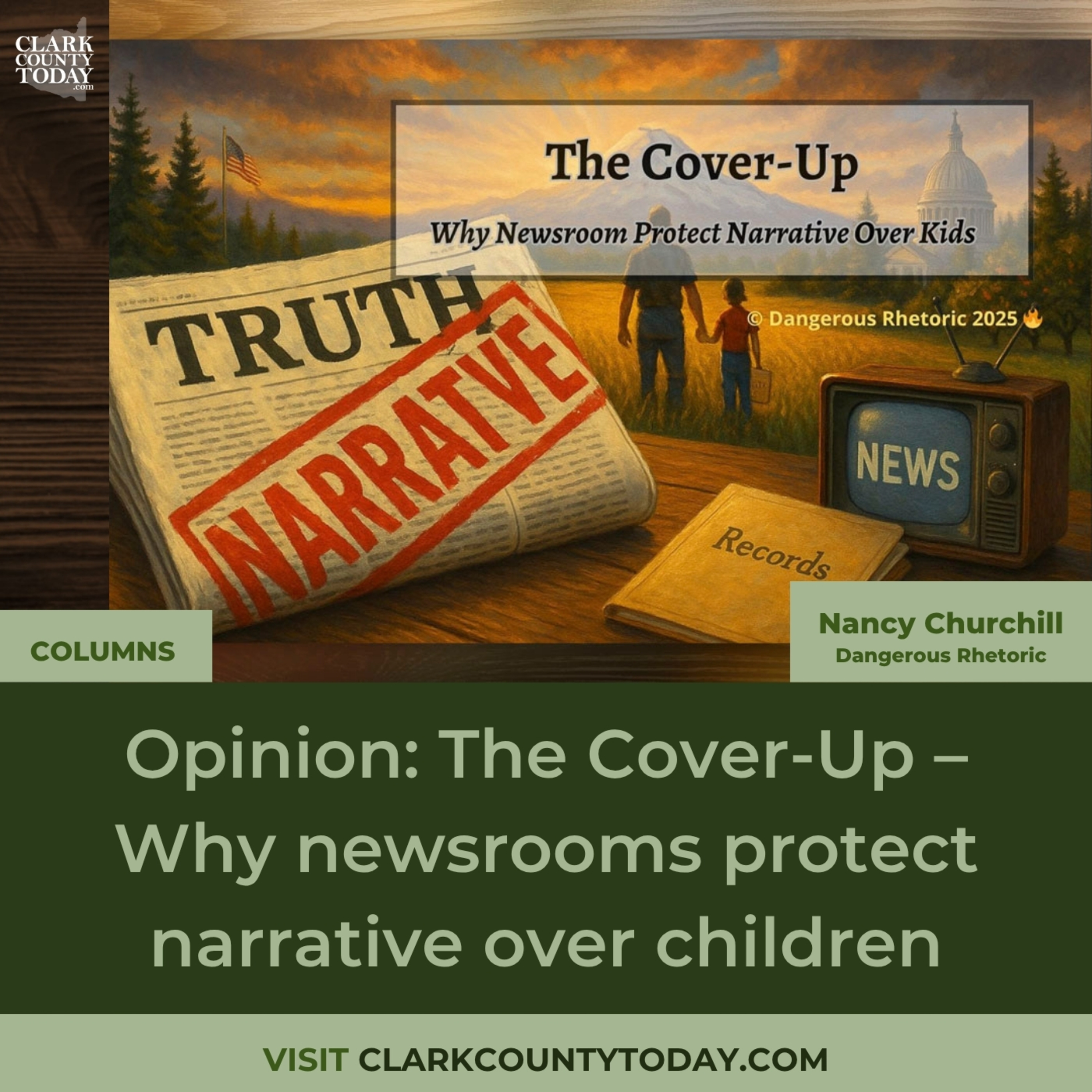 Opinion: The Cover-Up – Why newsrooms protect narrative over children
