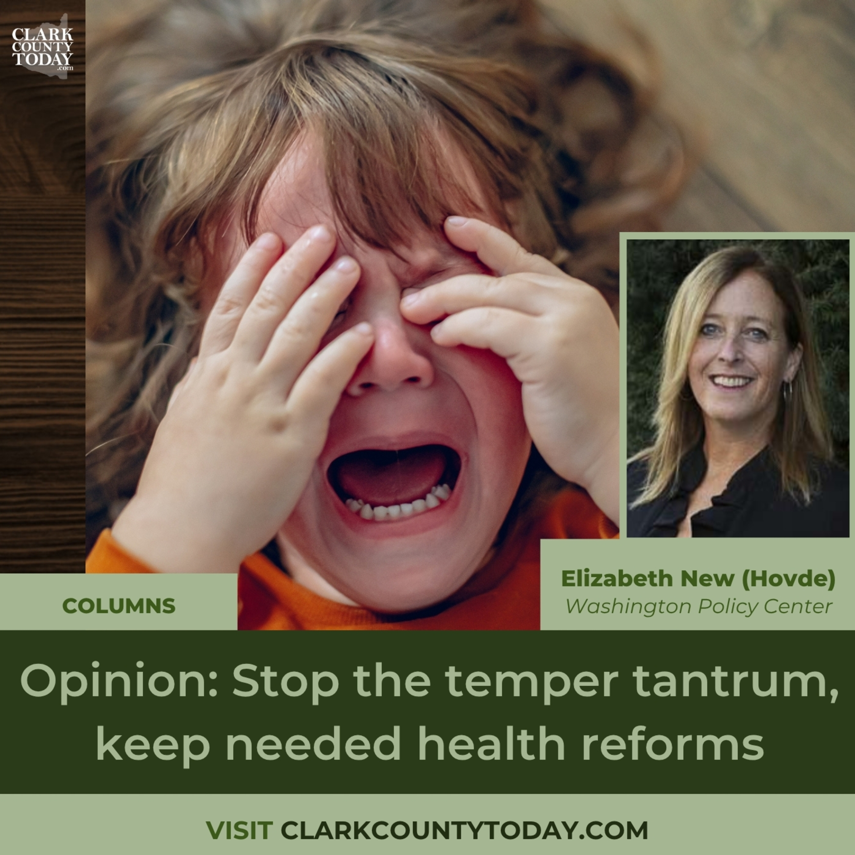 Opinion: Stop the temper tantrum, keep needed health reforms