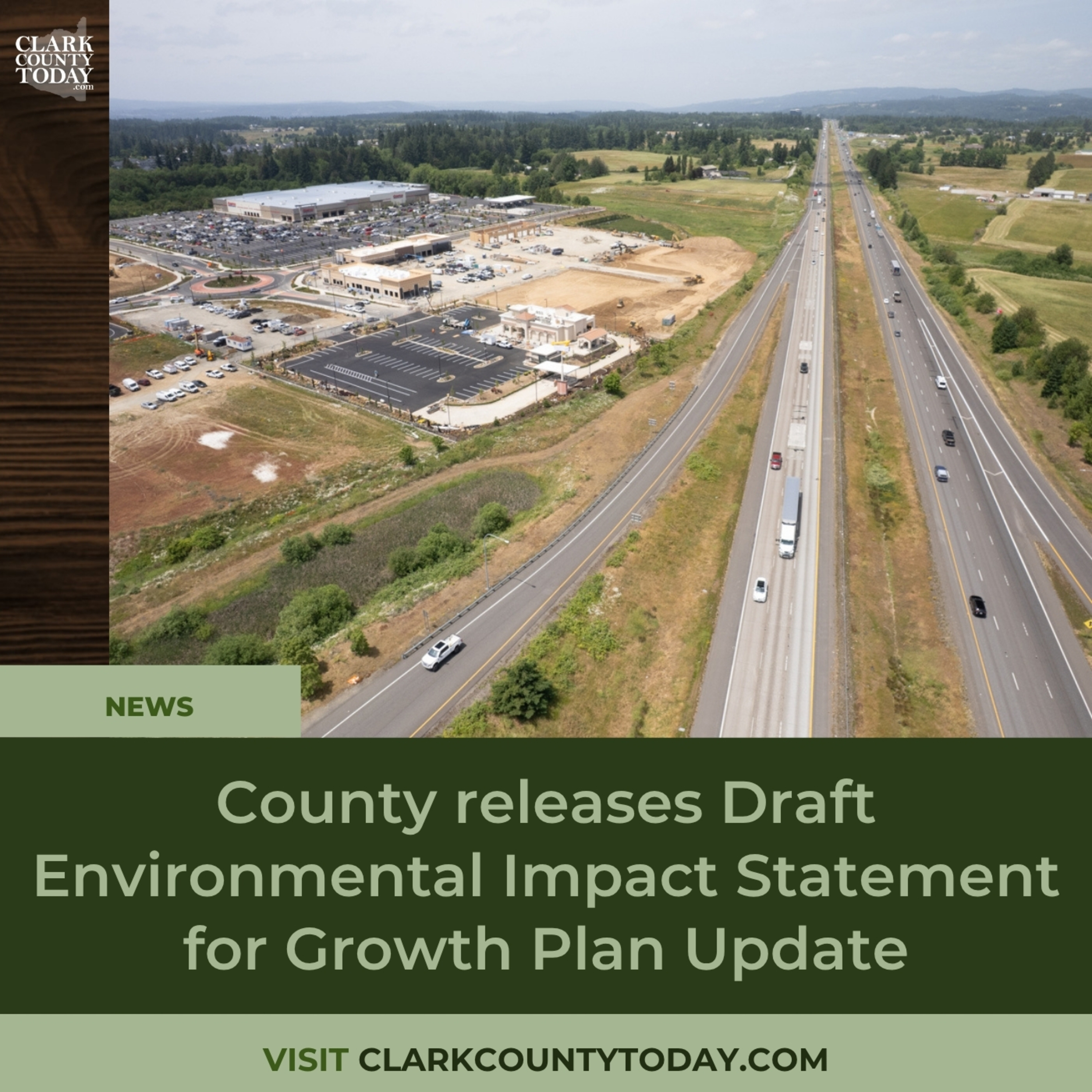 County releases Draft Environmental Impact Statement for Growth Plan Update