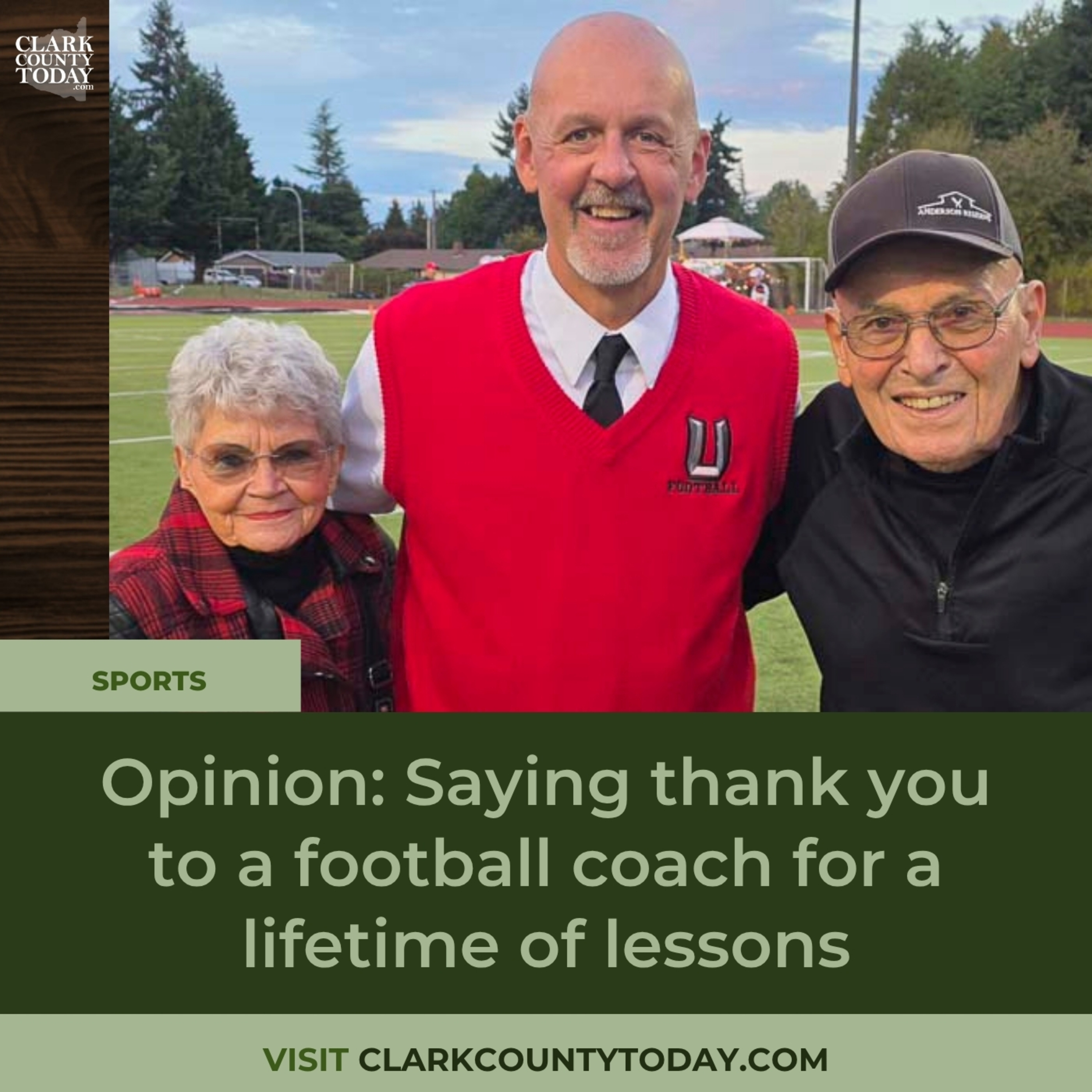 Opinion: Saying thank you to a football coach for a lifetime of lessons