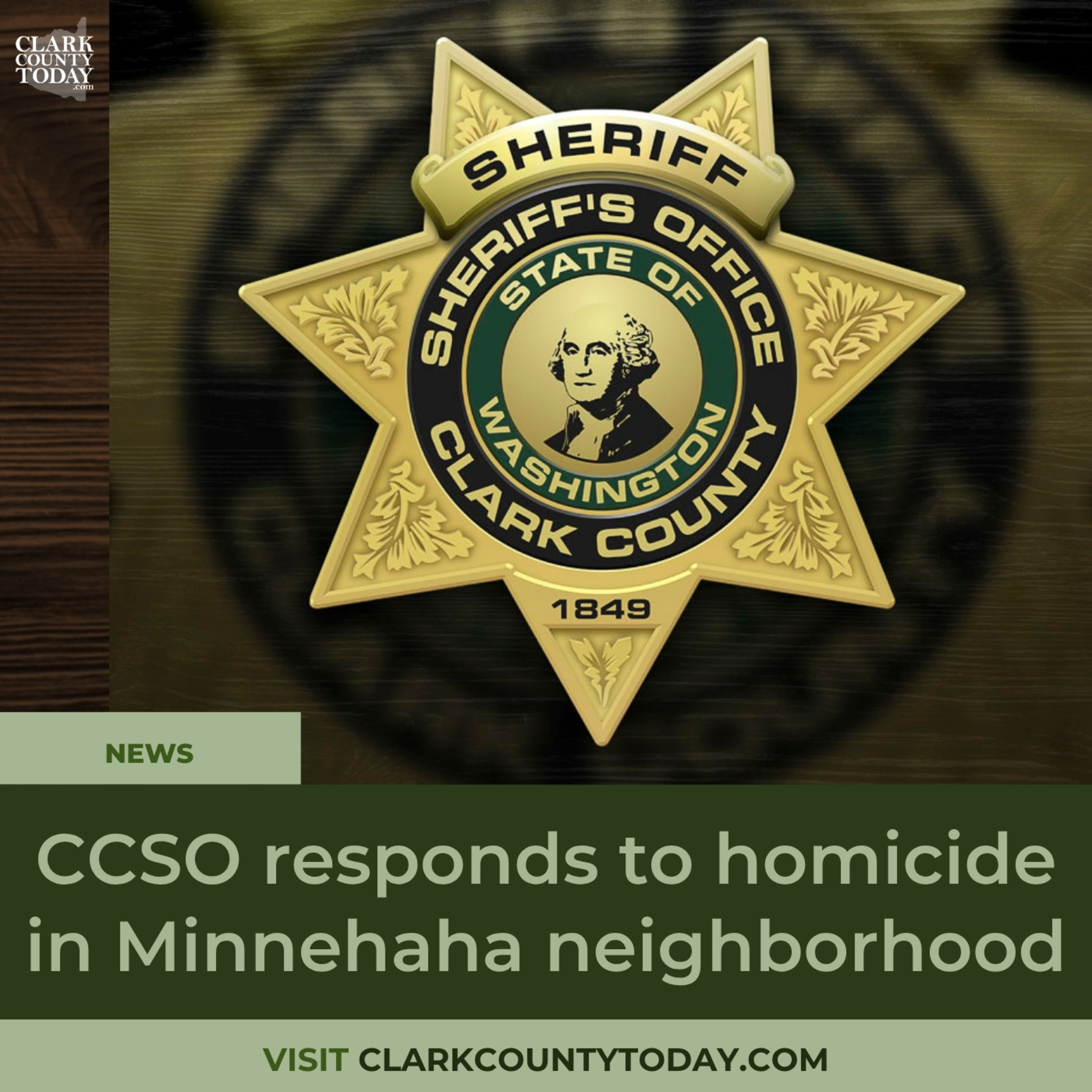 CCSO responds to homicide in Minnehaha neighborhood