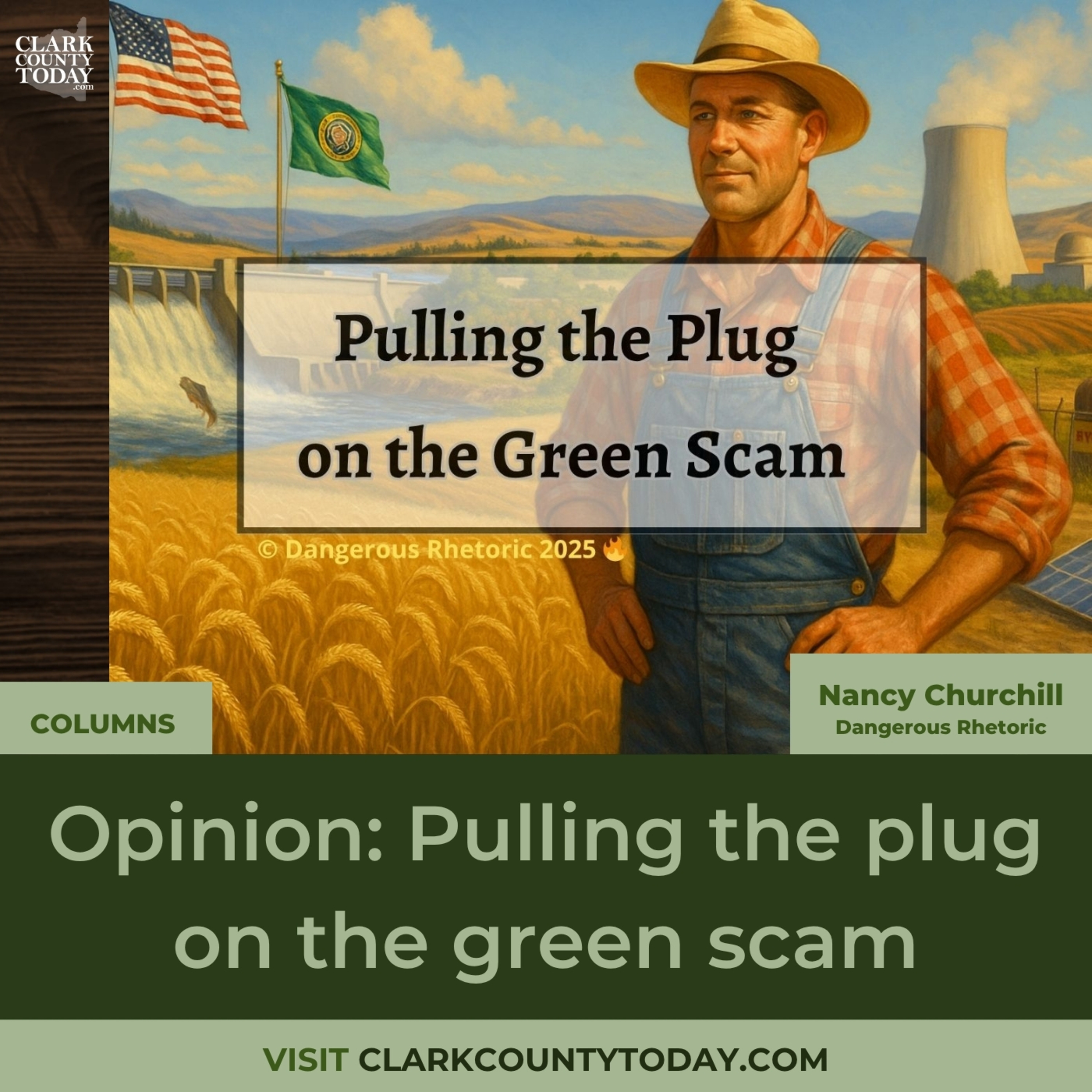 Opinion: Pulling the plug on the green scam