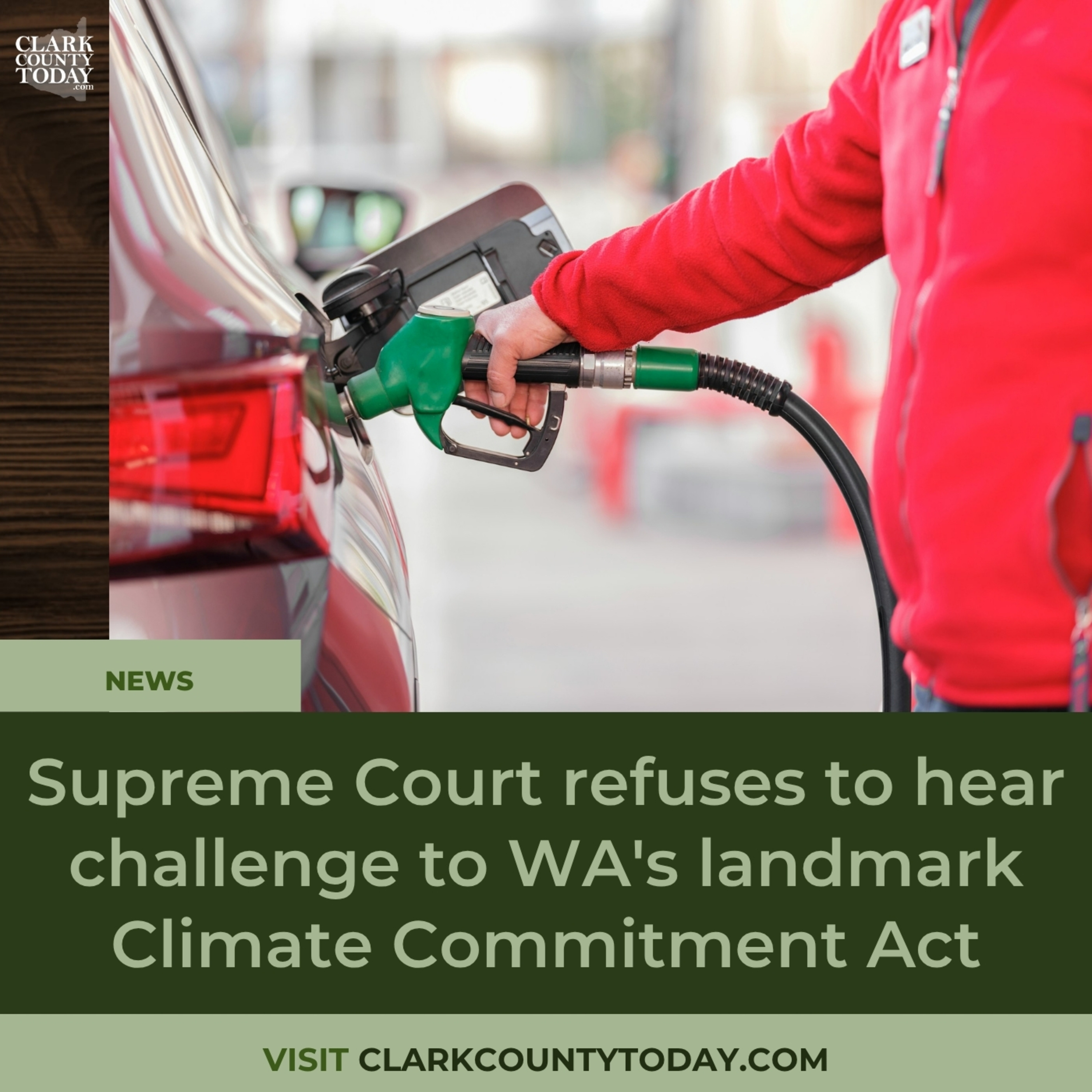 Supreme Court refuses to hear challenge to WA's landmark Climate Commitment Act